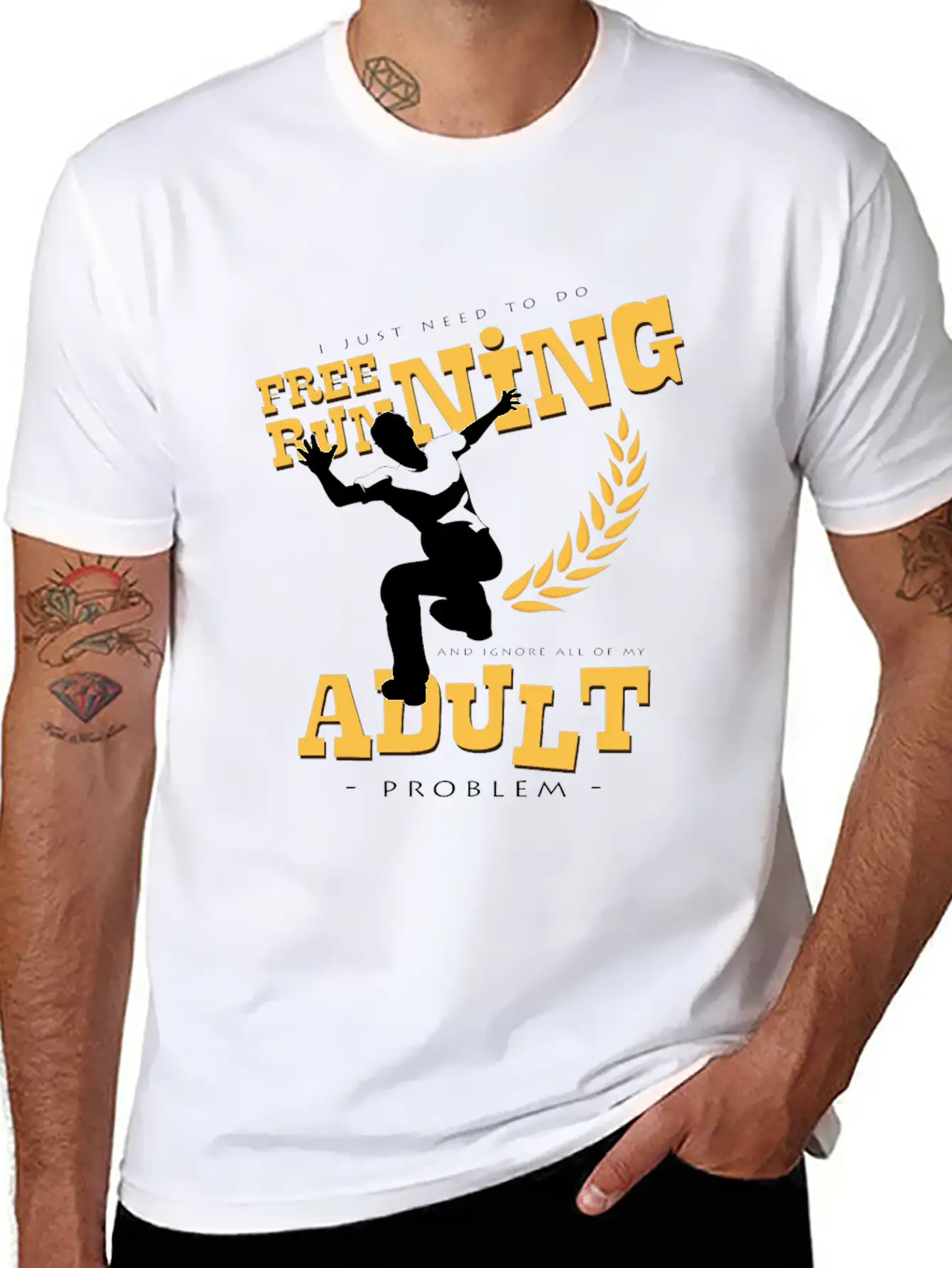 Single Awarded Freerunning Essential Unisex Summer Tee – Soft Cotton Casual Fit