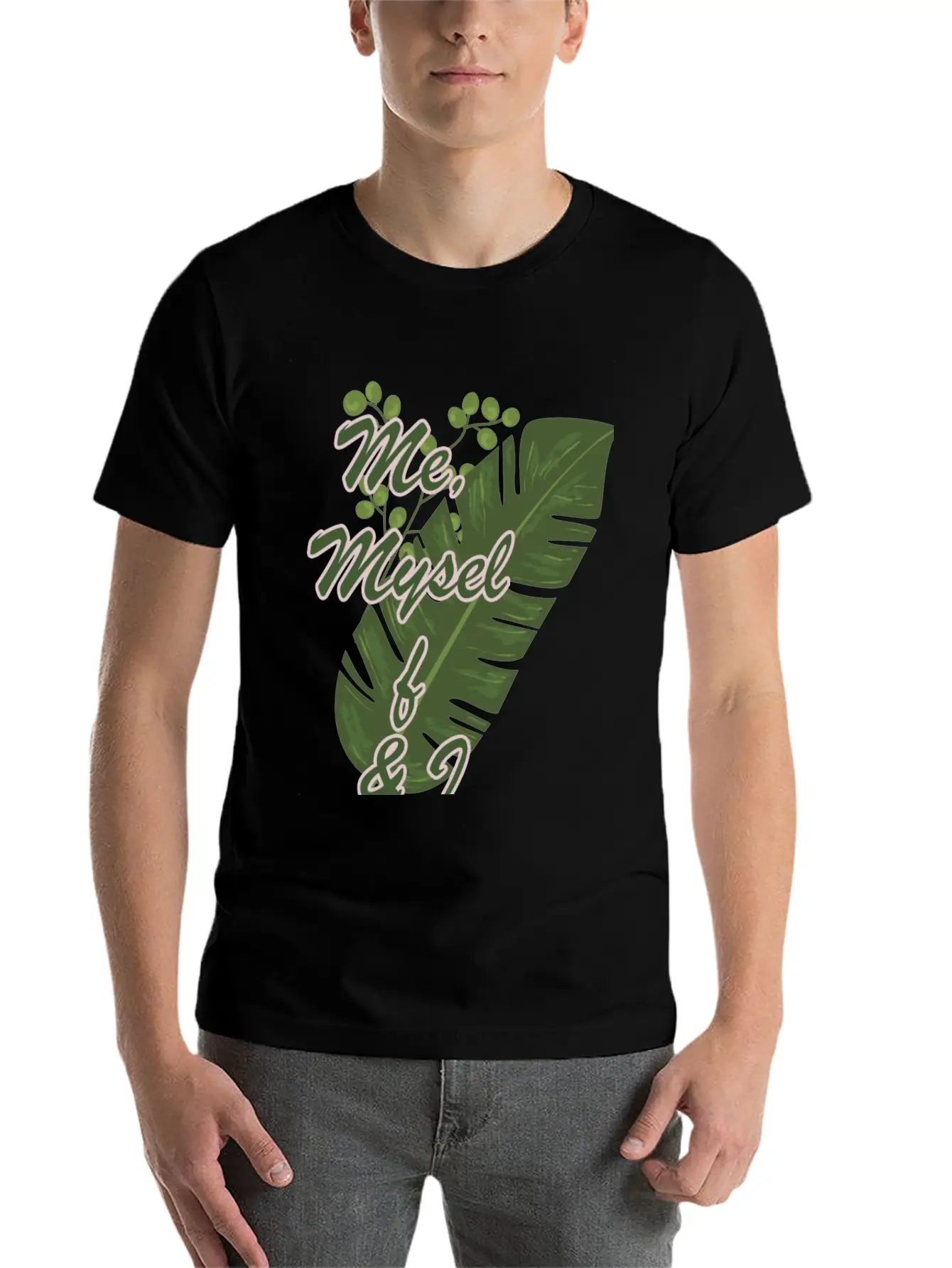 Single But Not Alone Gift Idea Stylish Everyday T-Shirt – Unisex Basic Cotton Tee