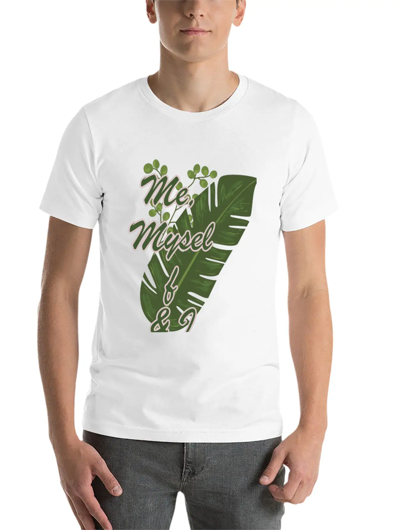 Single But Not Alone Gift Idea Stylish Everyday T-Shirt – Unisex Basic Cotton Tee