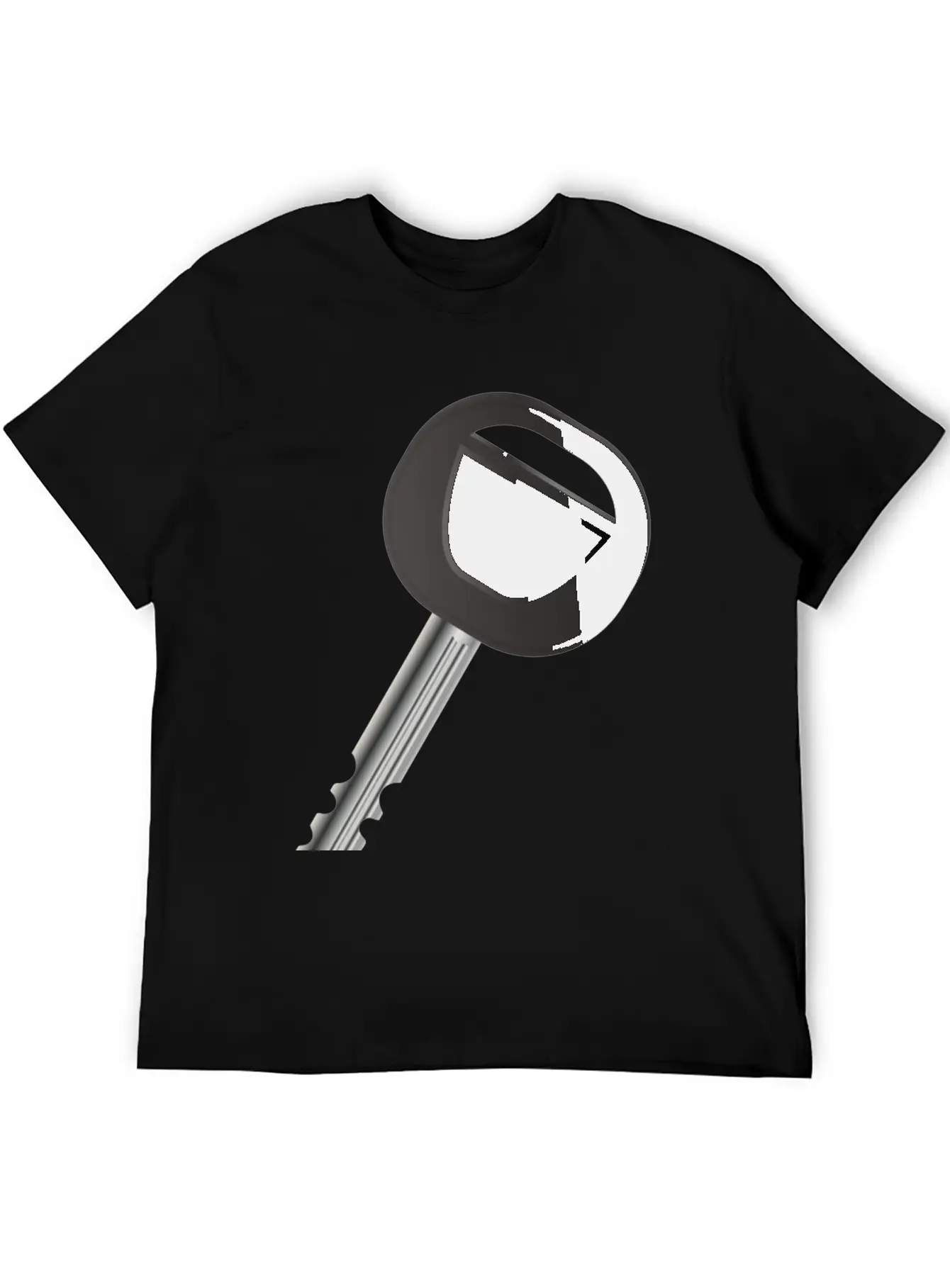 Single Car Key For Automobile Fans Unisex Short Sleeve Soft Cotton T-Shirt – Casual Everyday Wear