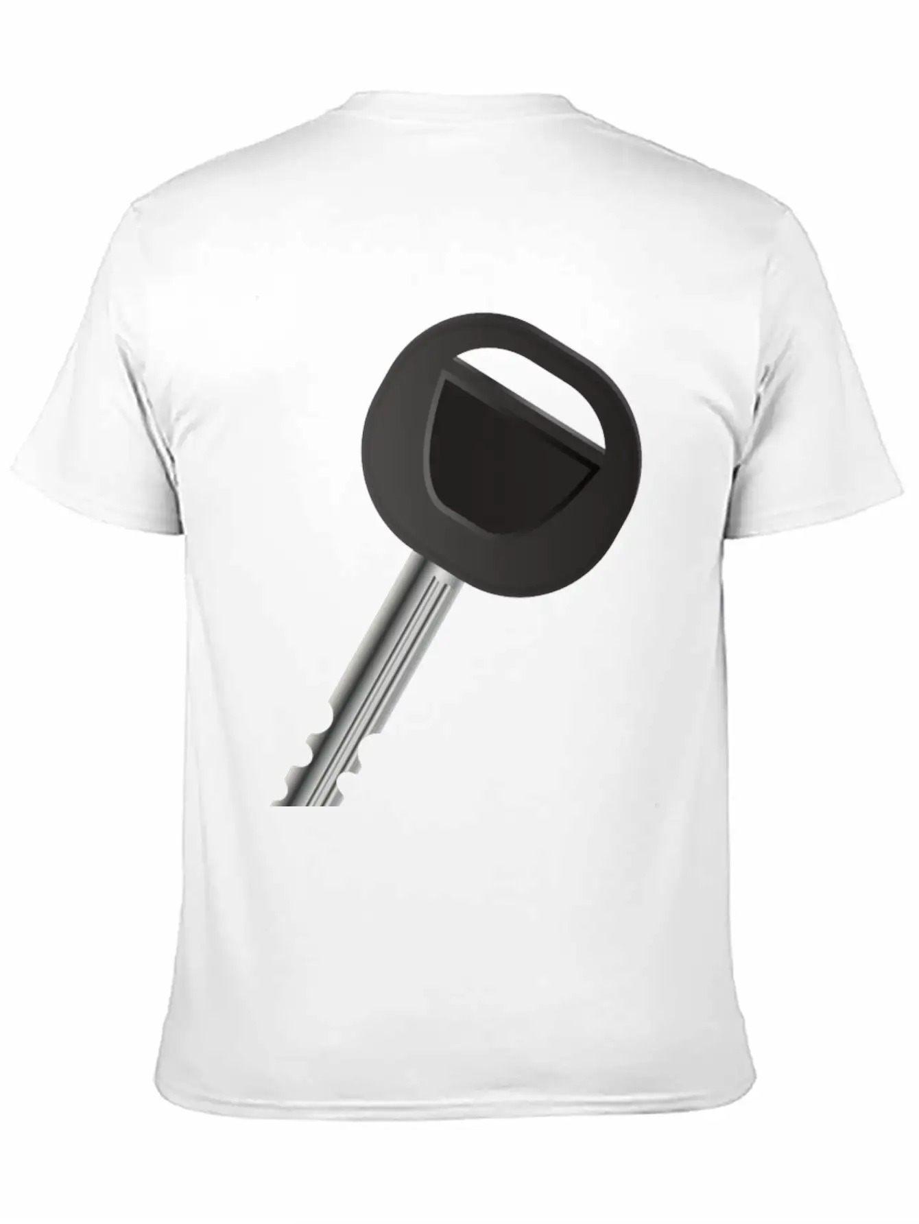 Single Car Key For Automobile Fans Unisex Short Sleeve Soft Cotton T-Shirt – Casual Everyday Wear
