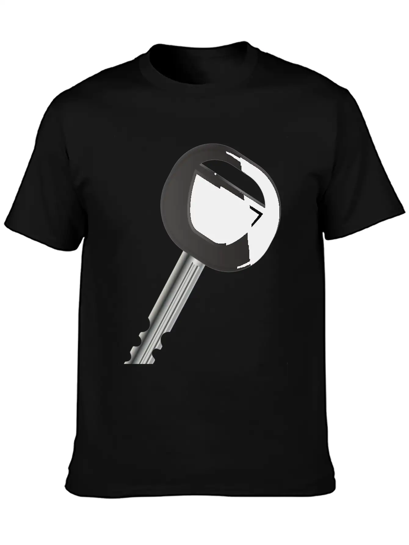 Single Car Key For Automobile Fans Unisex Short Sleeve Soft Cotton T-Shirt – Casual Everyday Wear