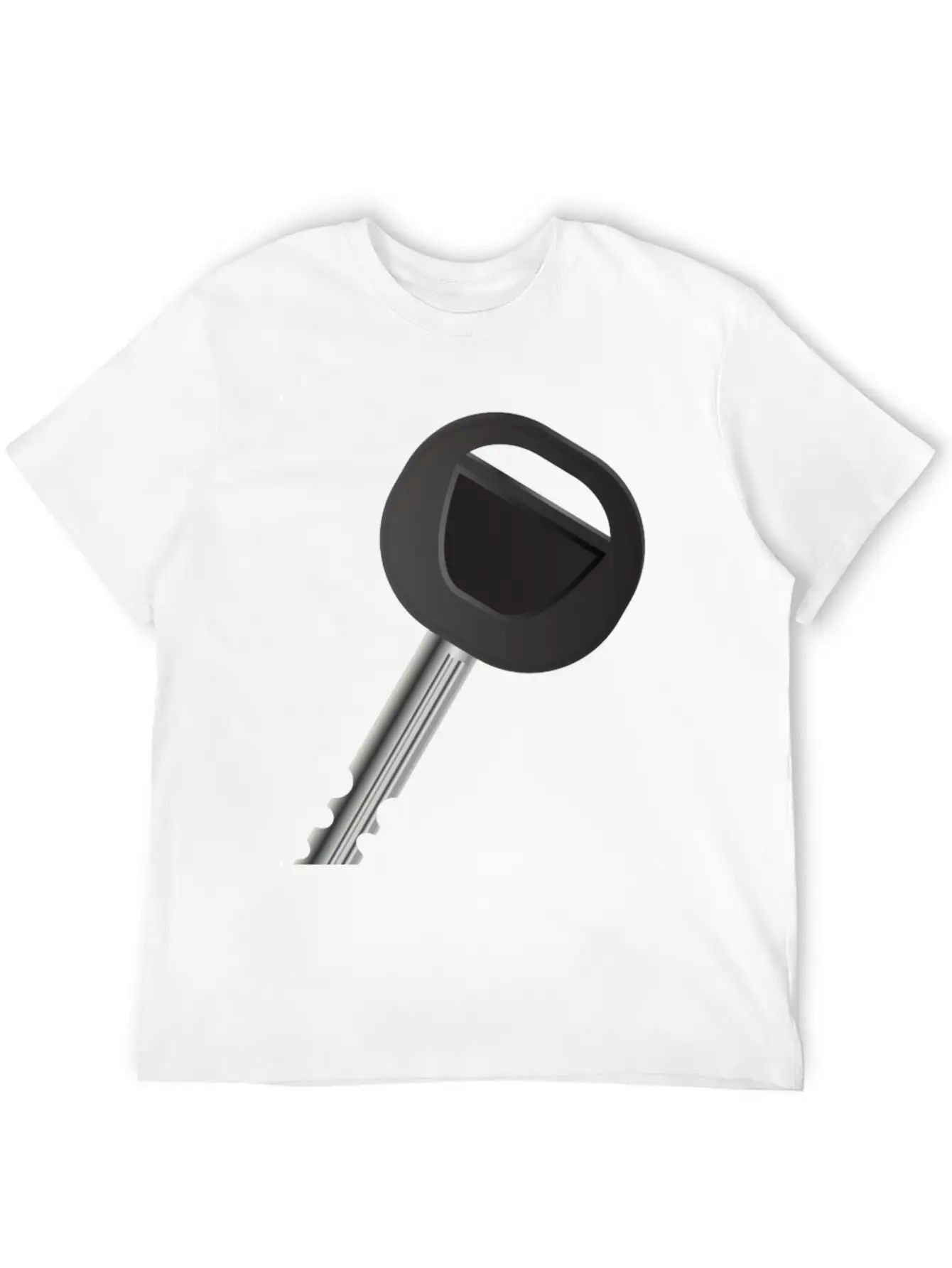 Single Car Key For Automobile Fans Unisex Short Sleeve Soft Cotton T-Shirt – Casual Everyday Wear
