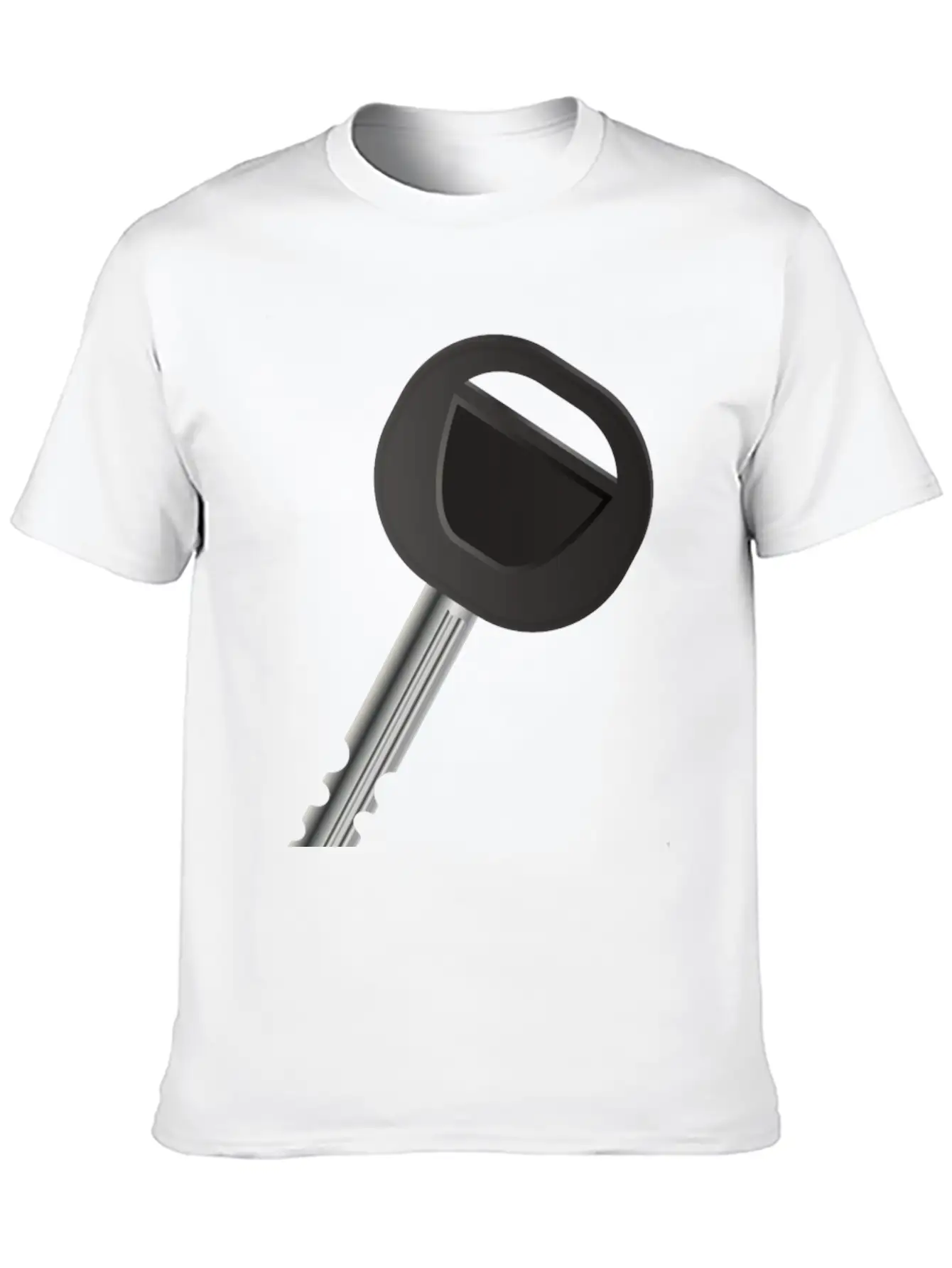 Single Car Key For Automobile Fans Unisex Short Sleeve Soft Cotton T-Shirt – Casual Everyday Wear