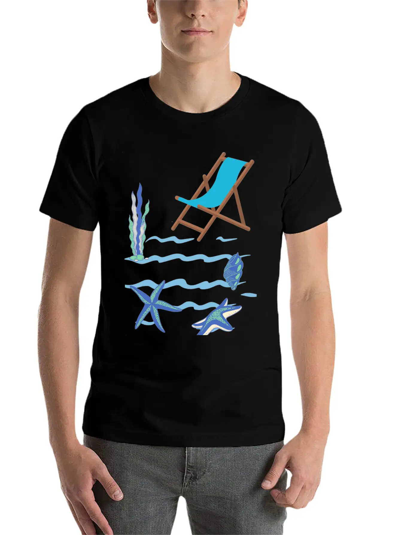 Sizzling Summer Beach Vibes Tee--Embrace The Sun Timeless Short Sleeve Tee – Comfy And Minimalist Design
