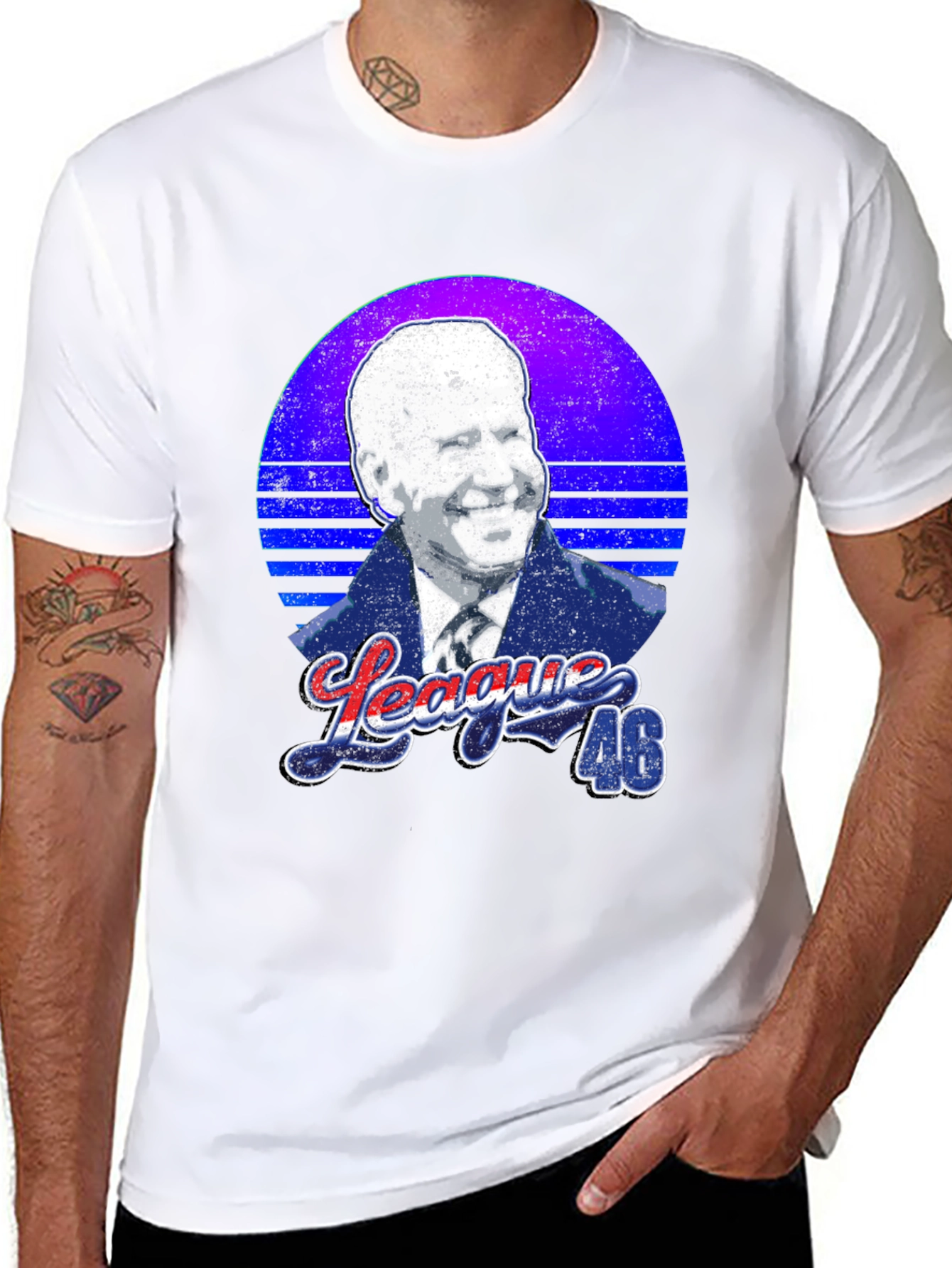 Biden League 46 Graphic Tee - Political Fashion