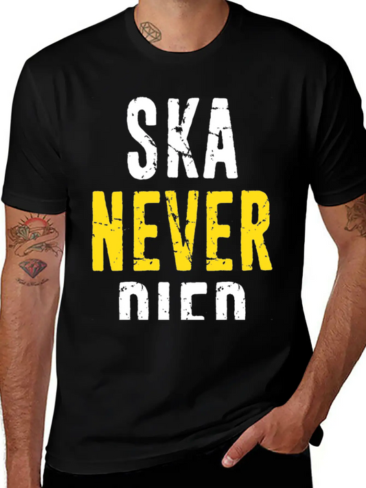 Ska Never Died Jamaica Jamaican Punk Emo Skater Timeless Short Sleeve Tee – Comfy And Minimalist Design