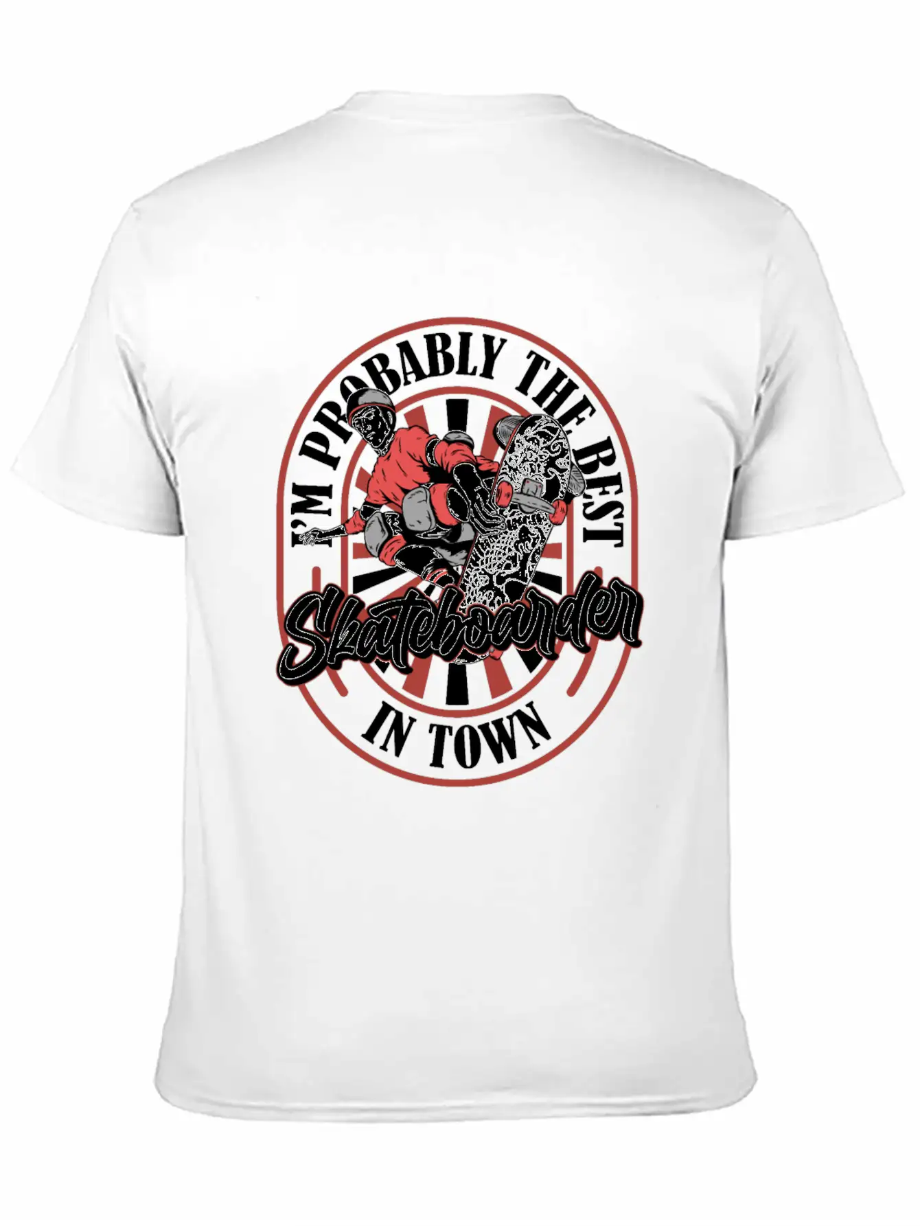 Skateboard Skater Funny Basic Graphic T-Shirt – Daily Comfort In Soft Cotton