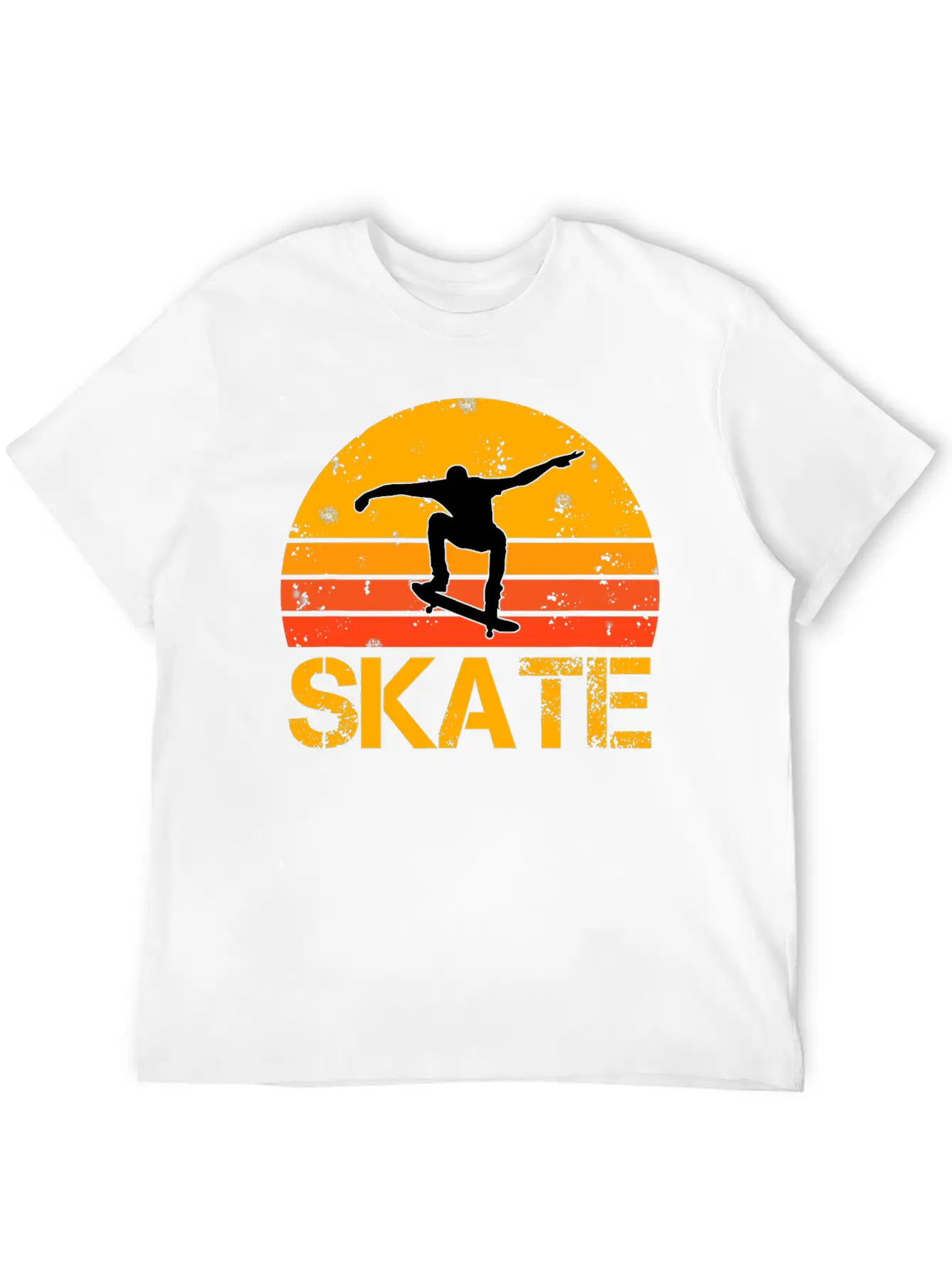 Skateboarder Retro Vintage Skateboarding T Shirt Stylish Everyday T-Shirt – Unisex Basic Cotton Tee