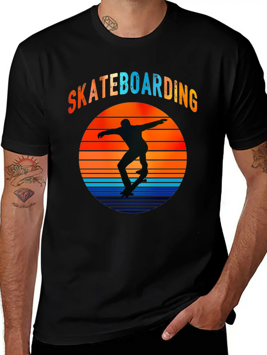 Skateboarding Skater Vintage Gift Skater Unisex Casual T-Shirt – Clean Design For Daily Comfort
