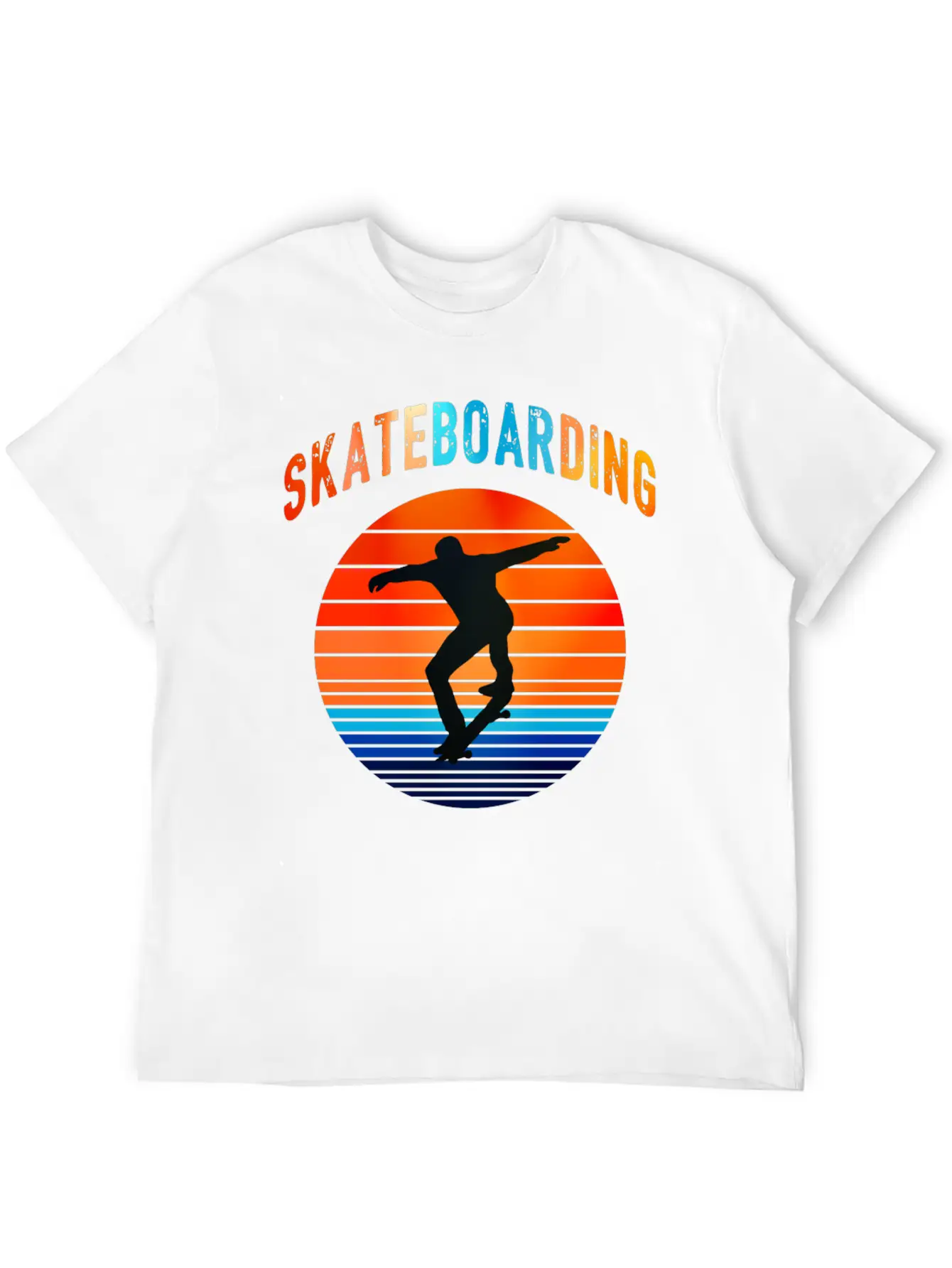 Skateboarding Skater Vintage Gift Skater Unisex Casual T-Shirt – Clean Design For Daily Comfort