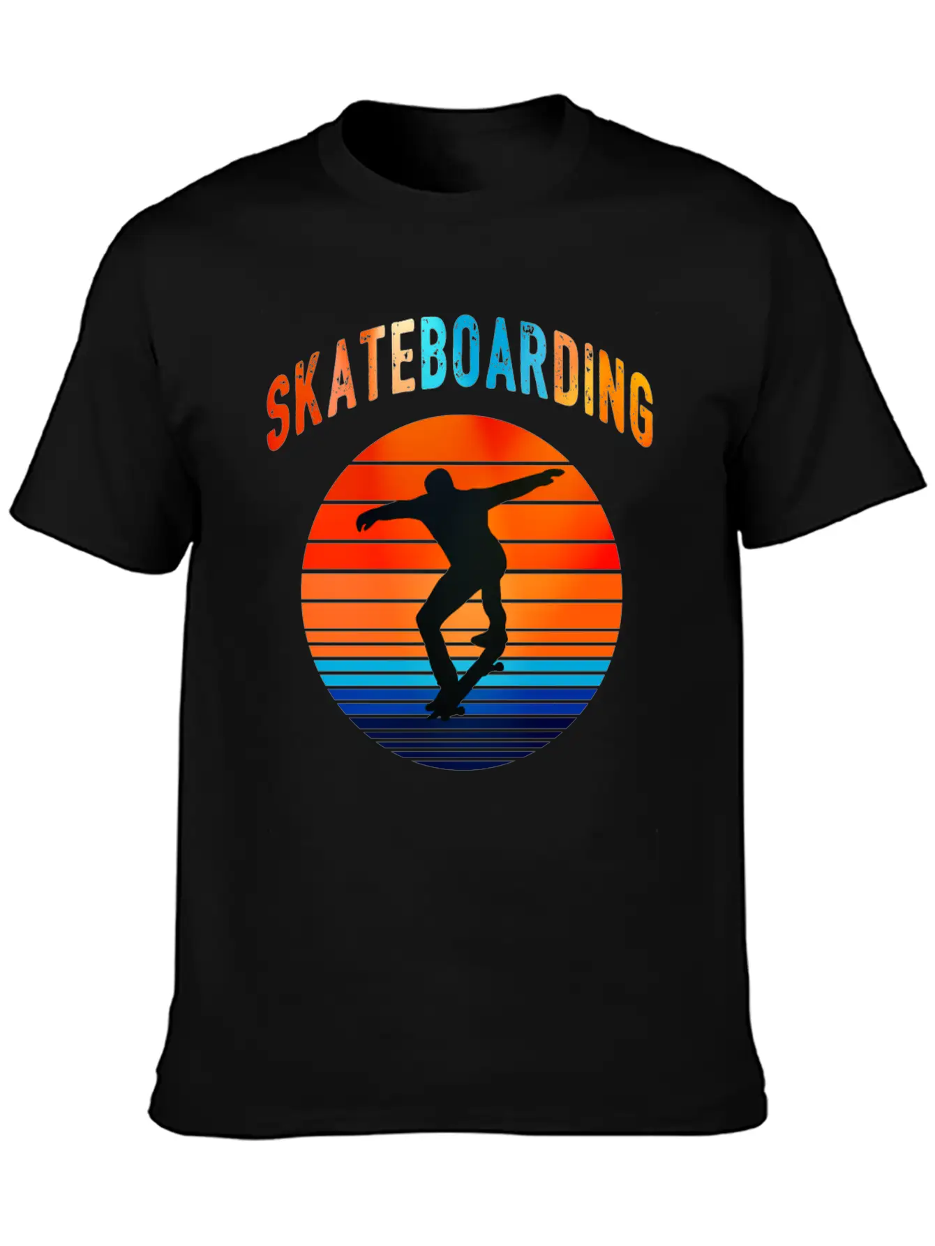 Skateboarding Skater Vintage Gift Skater Unisex Casual T-Shirt – Clean Design For Daily Comfort
