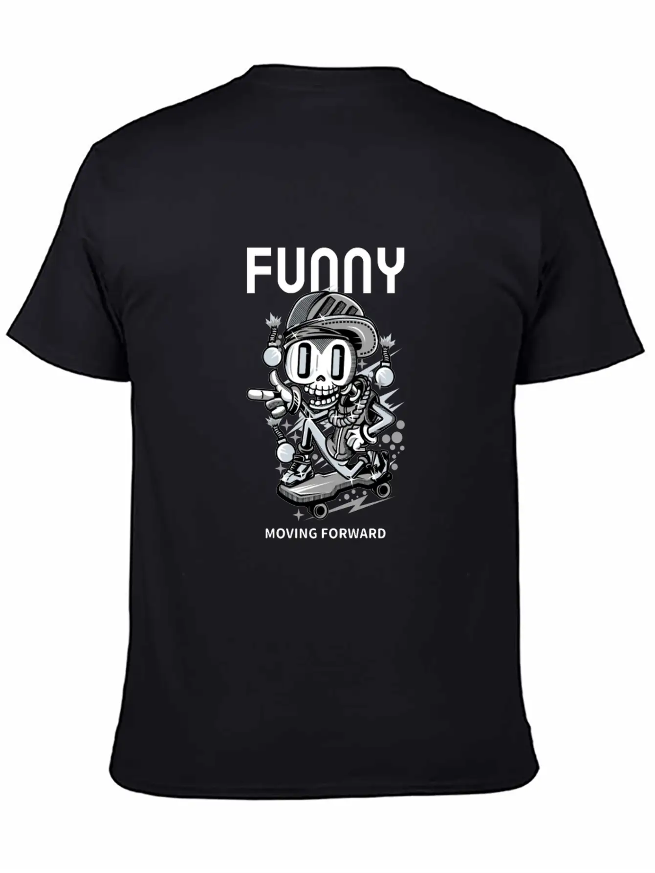 Skater Comfortable Minimalist Graphic Tee – Summer Style Essential