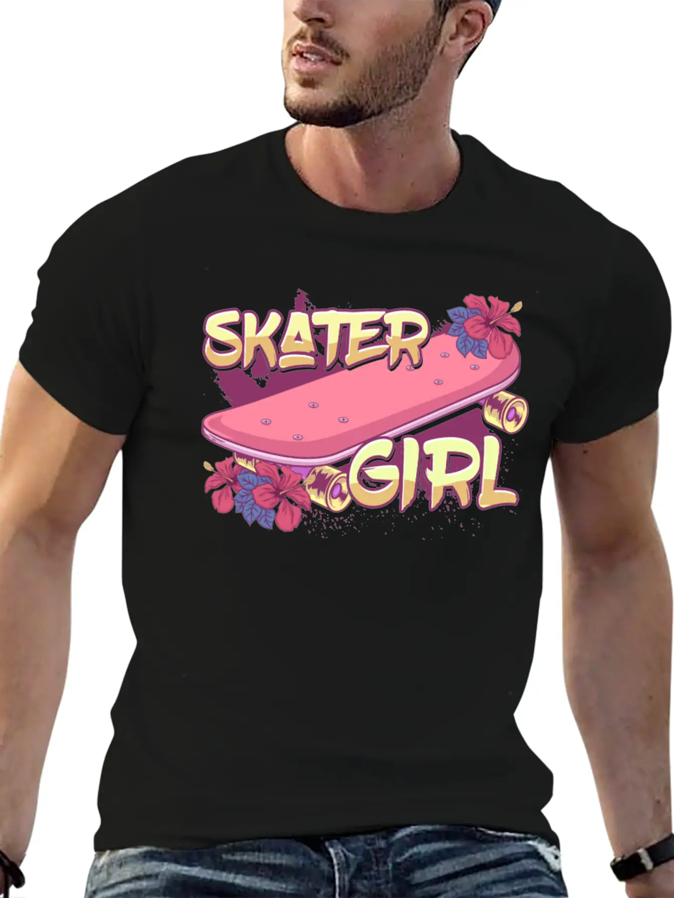 Skater Girl Skateboard Timeless Short Sleeve Tee – Comfy And Minimalist Design