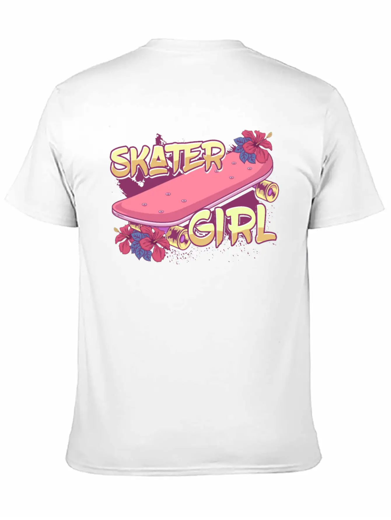 Skater Girl Skateboard Timeless Short Sleeve Tee – Comfy And Minimalist Design