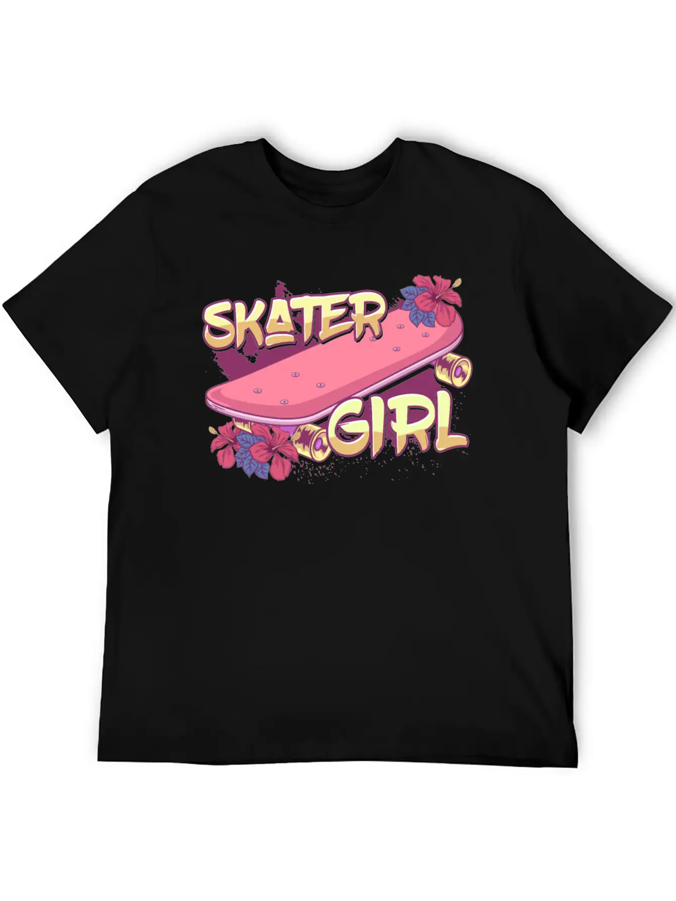 Skater Girl Skateboard Timeless Short Sleeve Tee – Comfy And Minimalist Design