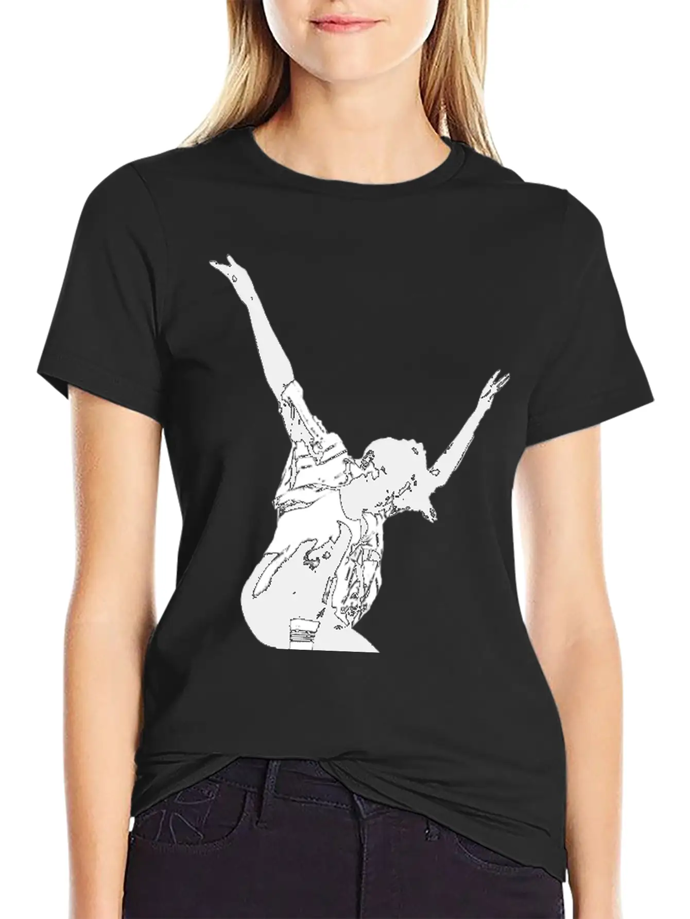 Skater Girl Skateboarding Timeless Short Sleeve Tee – Comfy And Minimalist Design