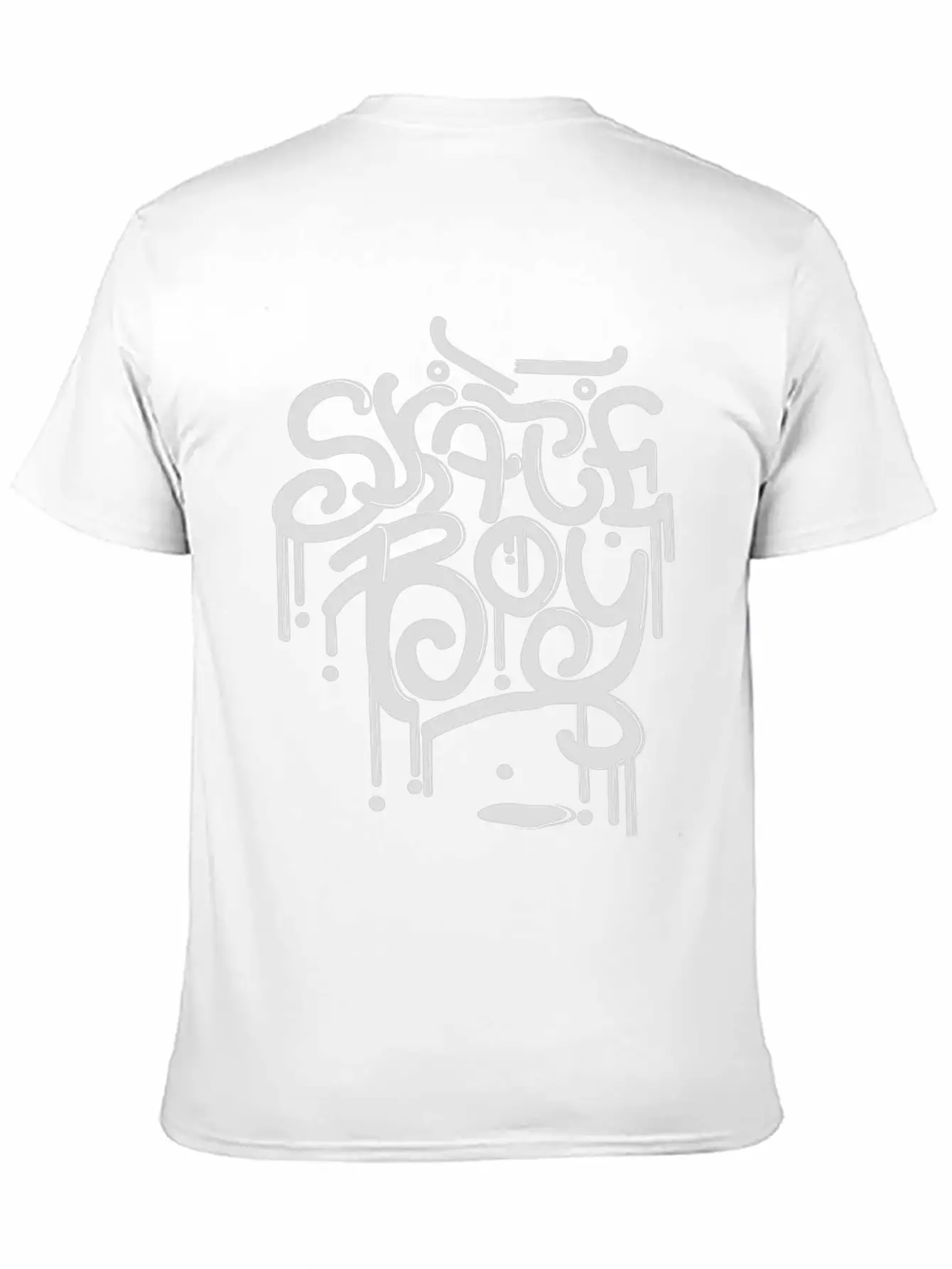 Skater Skateboard Comfortable Minimalist Graphic Tee – Summer Style Essential