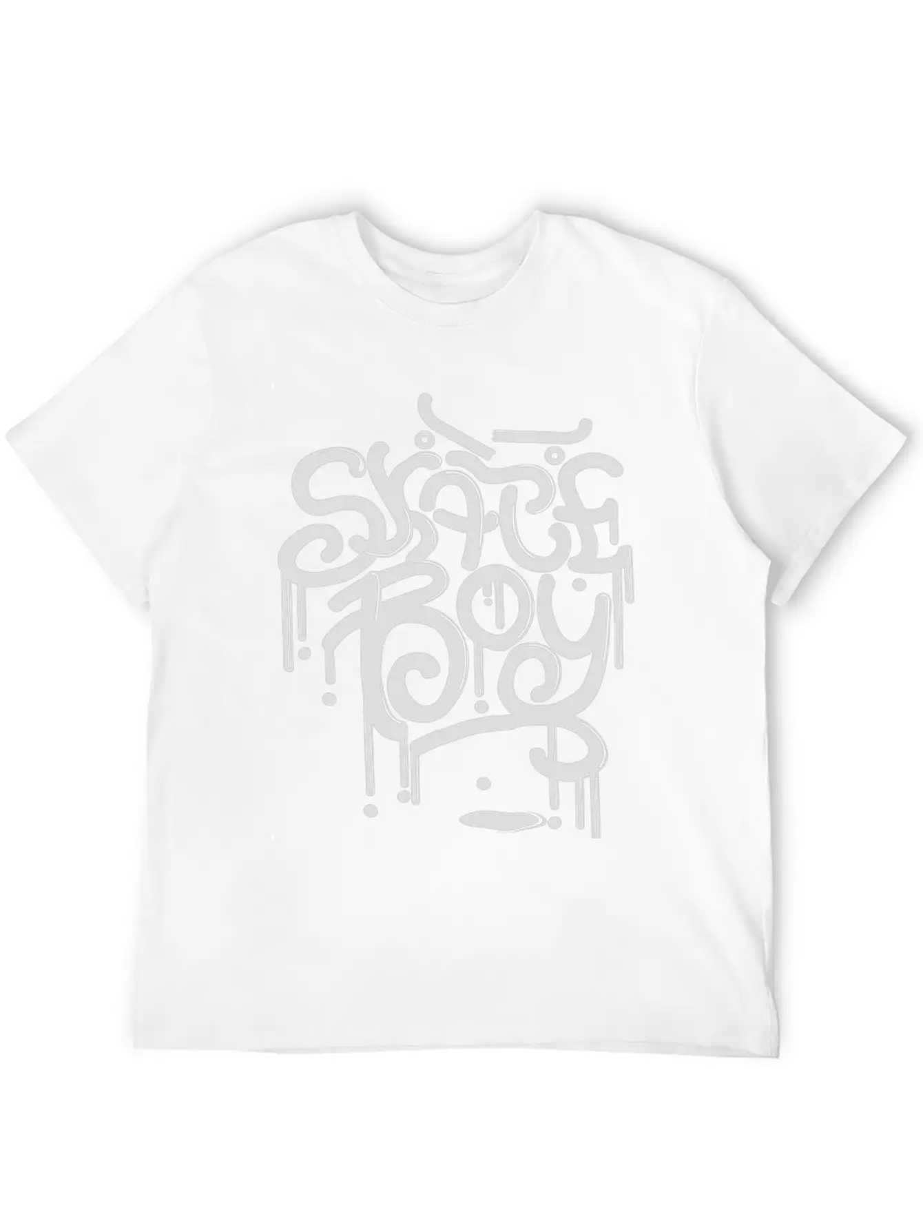Skater Skateboard Comfortable Minimalist Graphic Tee – Summer Style Essential