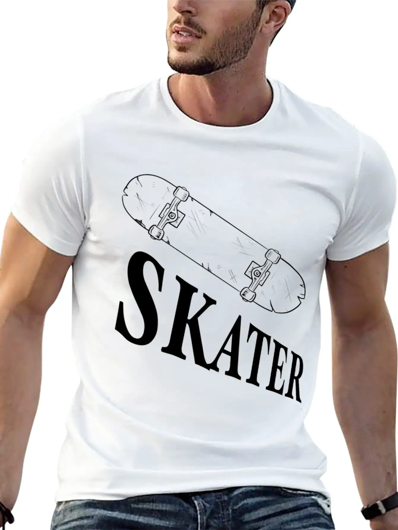 Skater Timeless Short Sleeve Tee – Comfy And Minimalist Design