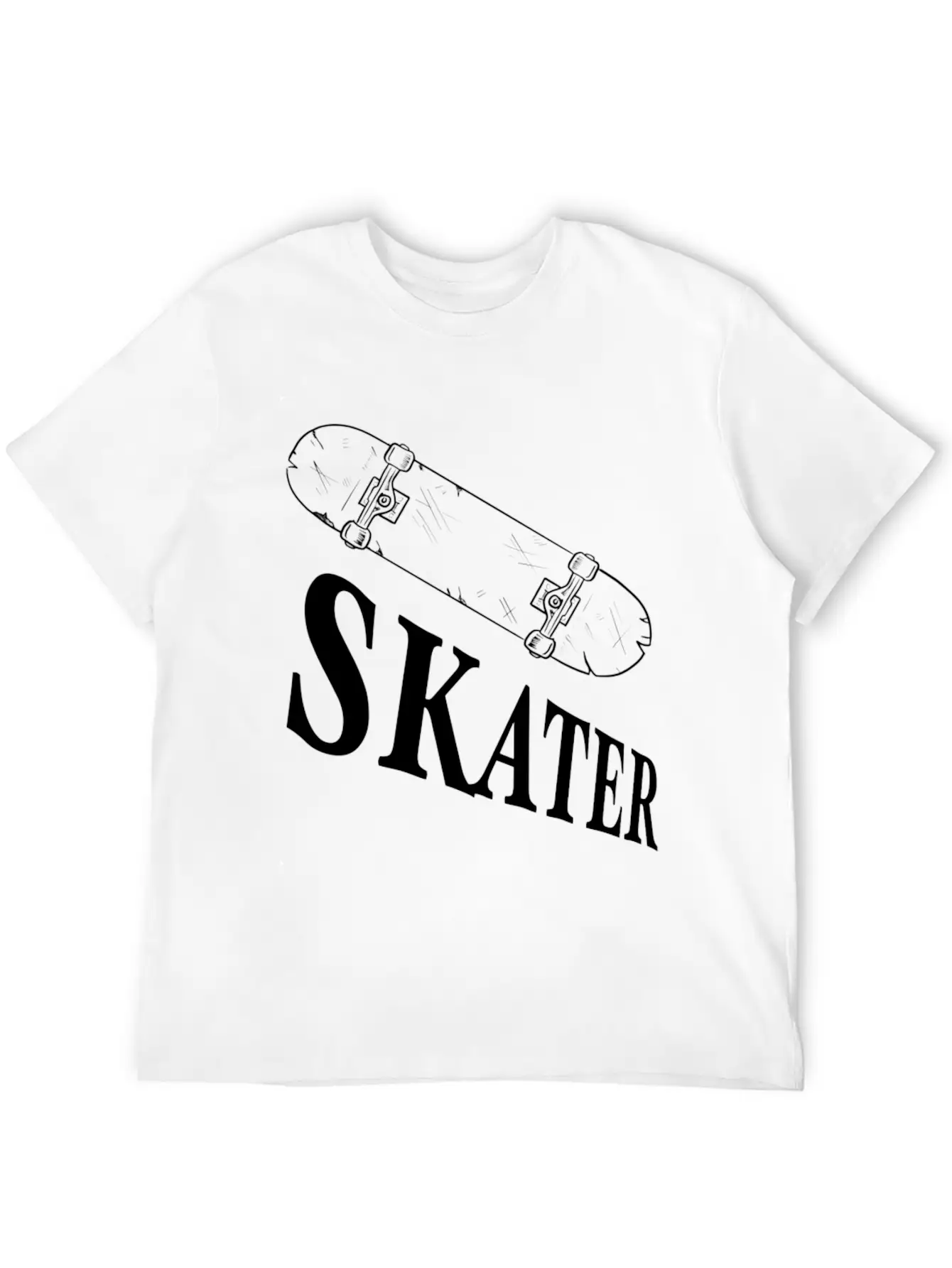 Skater Timeless Short Sleeve Tee – Comfy And Minimalist Design