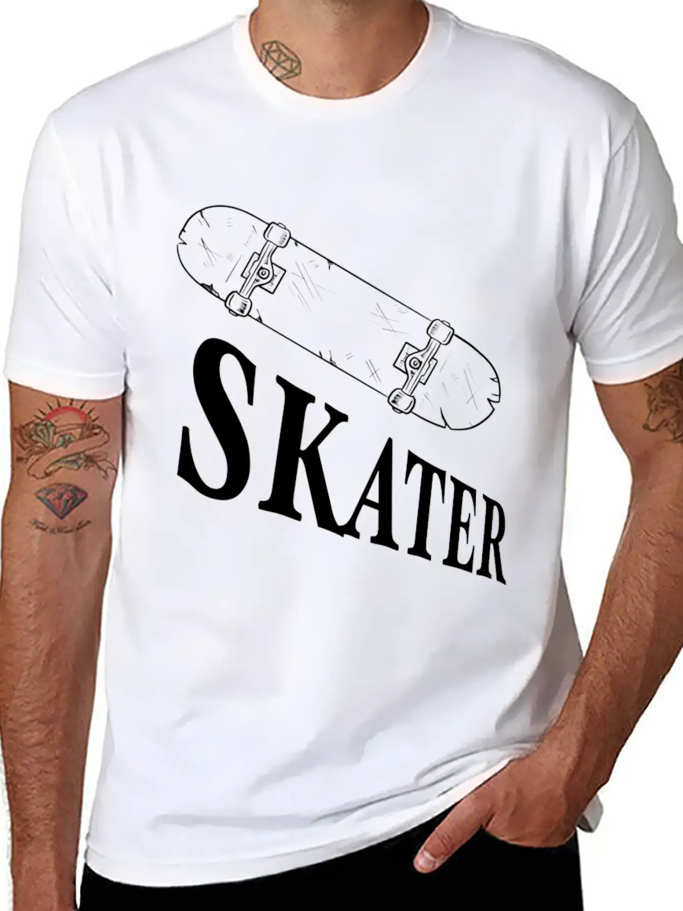 Skater Timeless Short Sleeve Tee – Comfy And Minimalist Design
