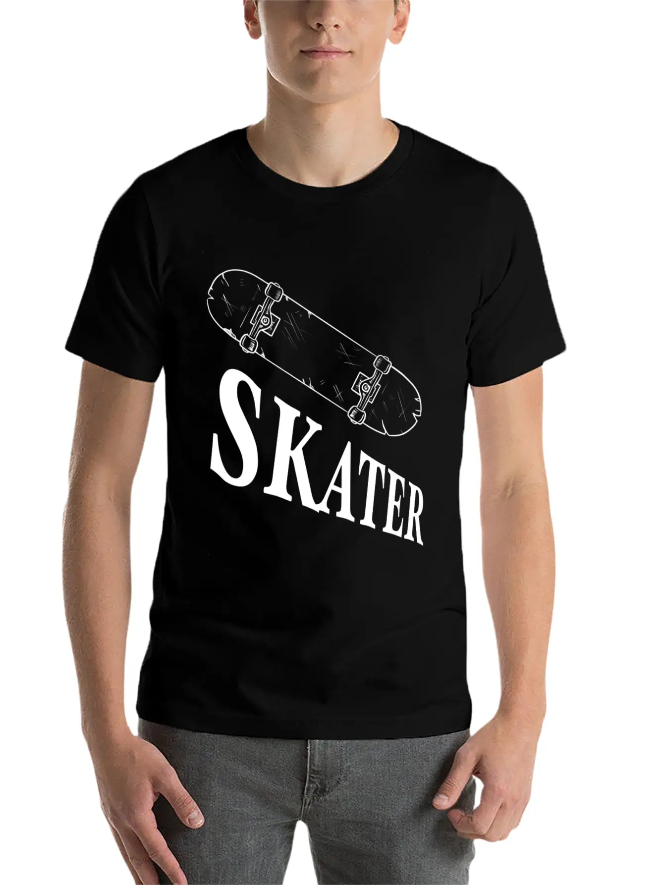 Skater Timeless Short Sleeve Tee – Comfy And Minimalist Design