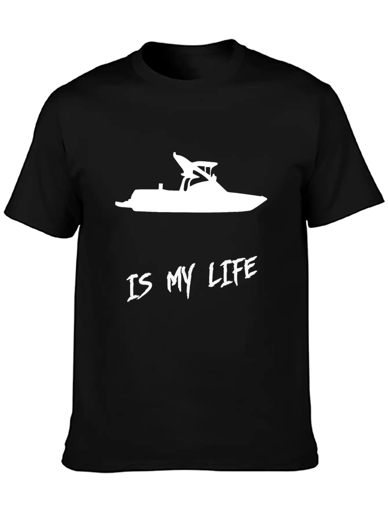 Ski Boat Is My Lifepng Timeless Short Sleeve Tee – Comfy And Minimalist Design