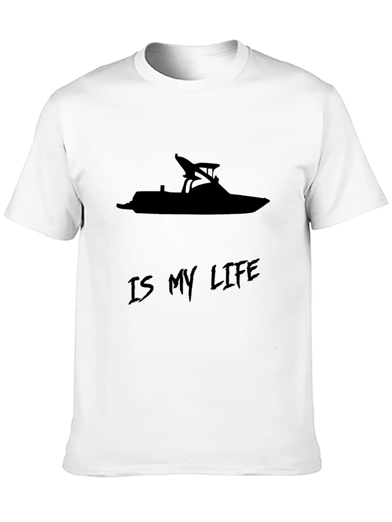 Ski Boat Is My Lifepng Timeless Short Sleeve Tee – Comfy And Minimalist Design