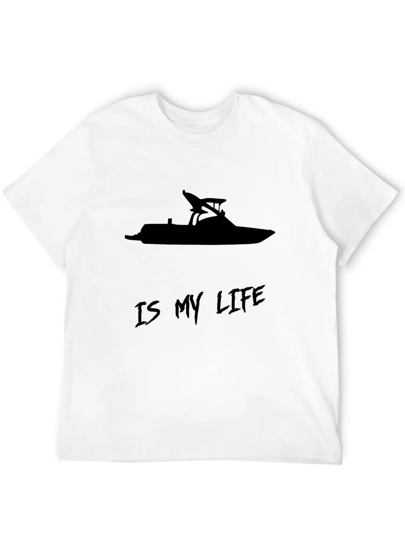 Ski Boat Is My Lifepng Timeless Short Sleeve Tee – Comfy And Minimalist Design