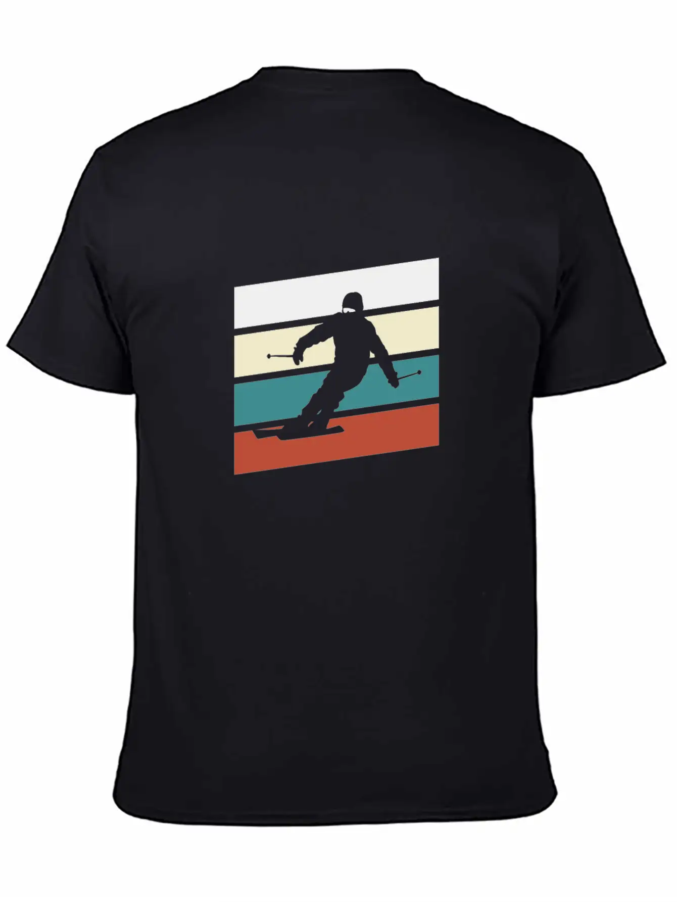 Ski Retro Stylish Everyday T-Shirt – Unisex Basic Cotton Tee