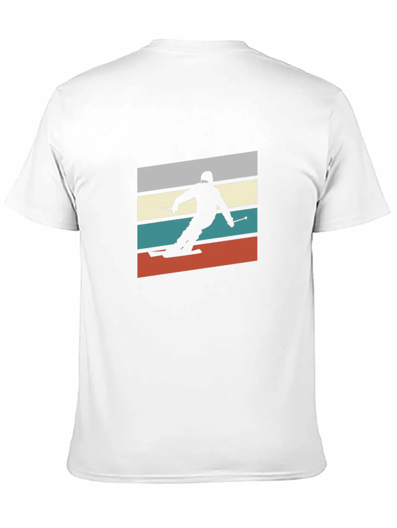 Ski Retro Stylish Everyday T-Shirt – Unisex Basic Cotton Tee