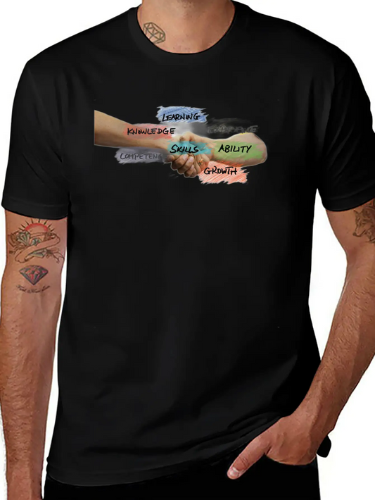 Skills Peace Unisex Short Sleeve Soft Cotton T-Shirt – Casual Everyday Wear
