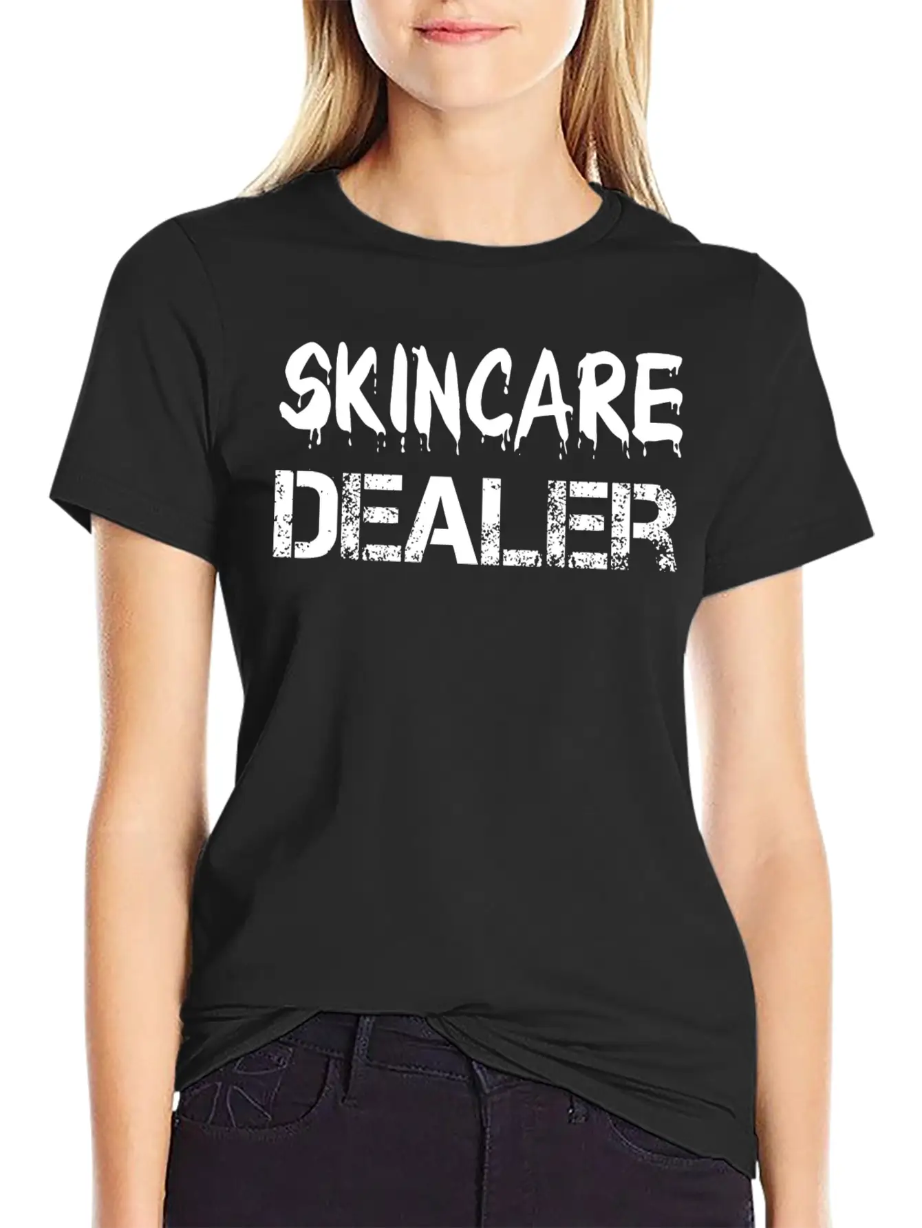 Skincare Dealer Esthetician Makeup Cosmetologyst Unisex Short Sleeve Soft Cotton T-Shirt – Casual Everyday Wear