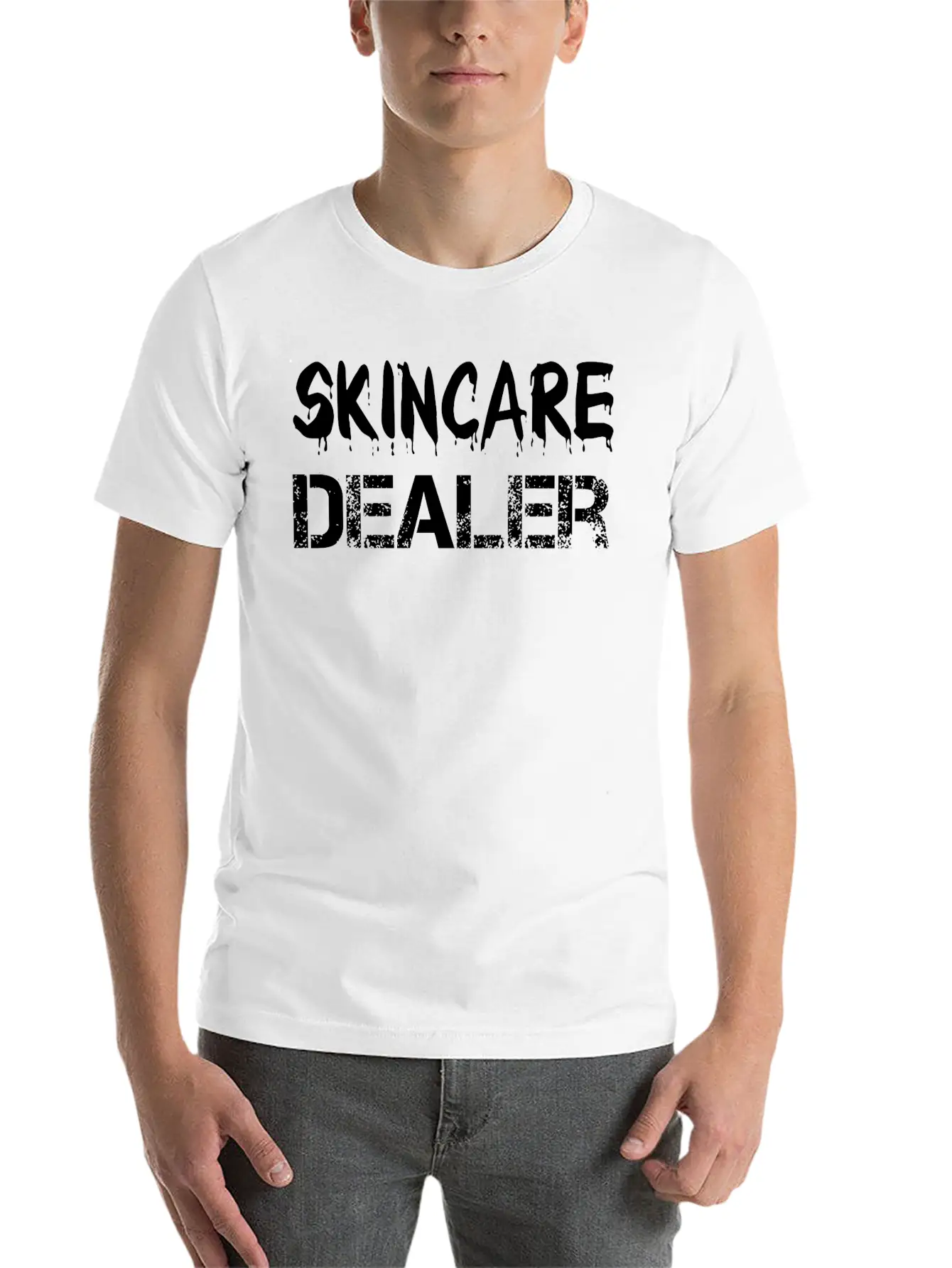 Skincare Dealer Esthetician Makeup Cosmetologyst Unisex Short Sleeve Soft Cotton T-Shirt – Casual Everyday Wear
