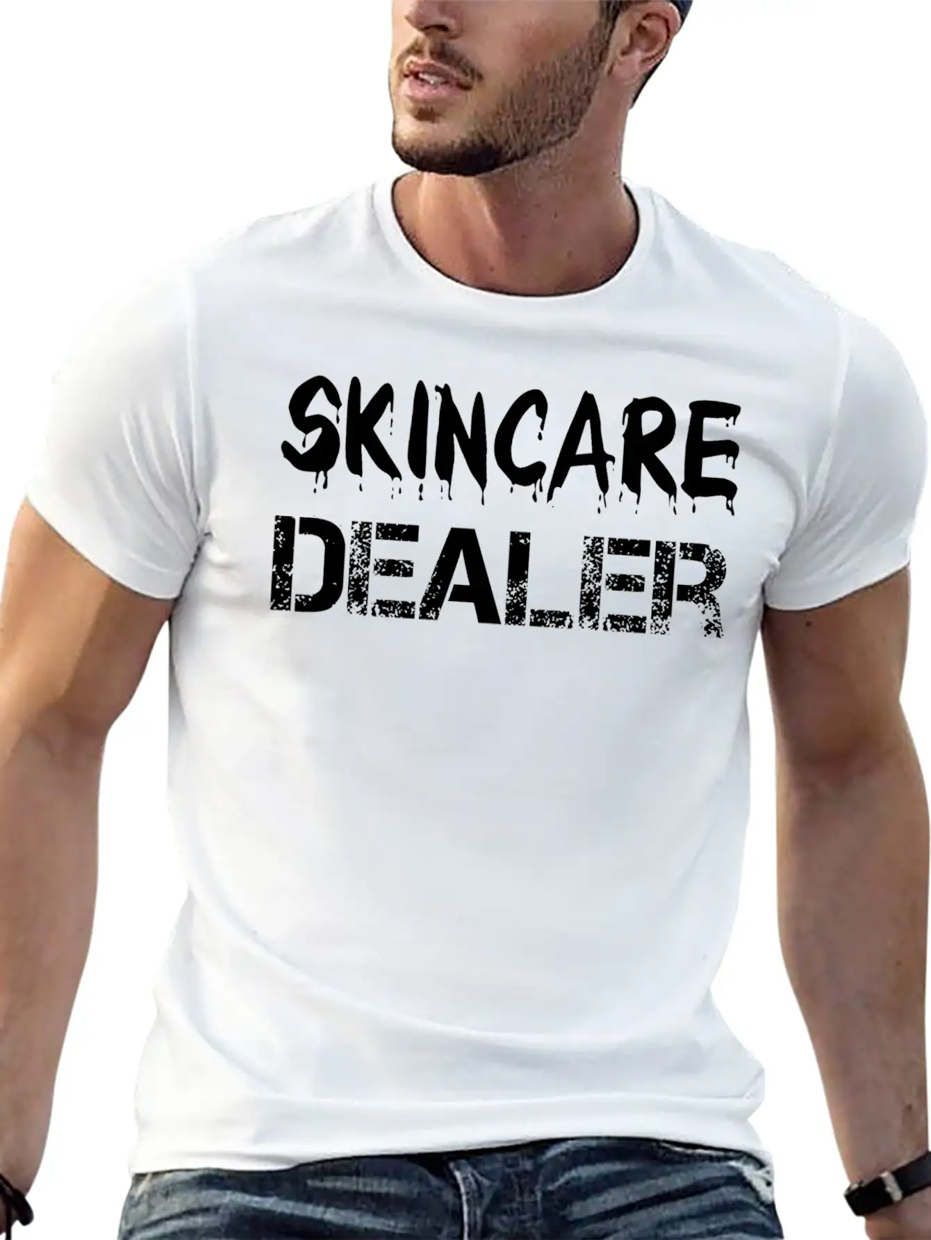 Skincare Dealer Esthetician Makeup Cosmetologyst Unisex Short Sleeve Soft Cotton T-Shirt – Casual Everyday Wear