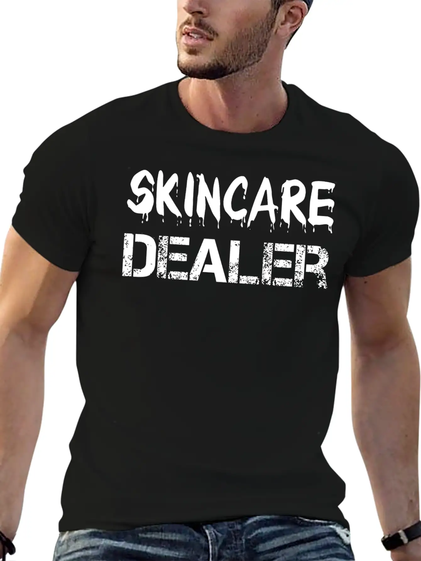 Skincare Dealer Esthetician Makeup Cosmetologyst Unisex Short Sleeve Soft Cotton T-Shirt – Casual Everyday Wear