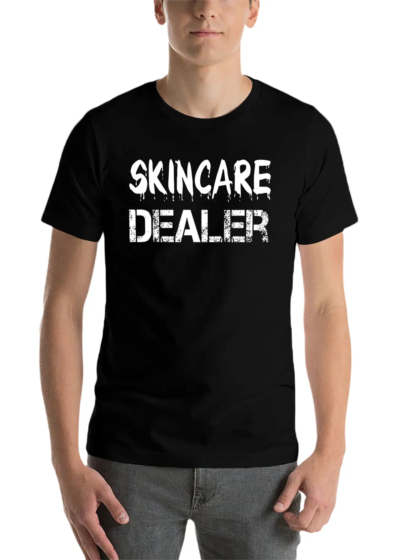 Skincare Dealer Esthetician Makeup Cosmetologyst Unisex Short Sleeve Soft Cotton T-Shirt – Casual Everyday Wear