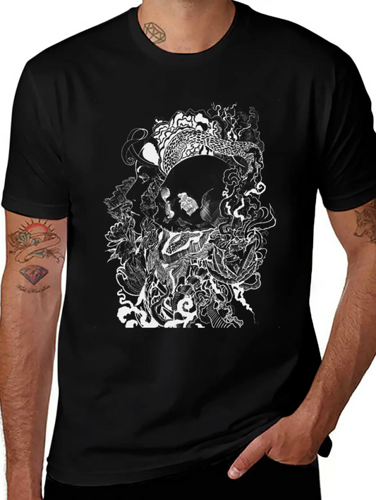 Skull Enchanted Stylish Everyday T-Shirt – Unisex Basic Cotton Tee