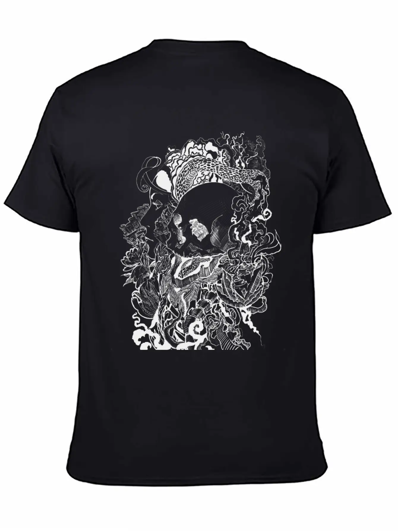 Skull Enchanted Stylish Everyday T-Shirt – Unisex Basic Cotton Tee
