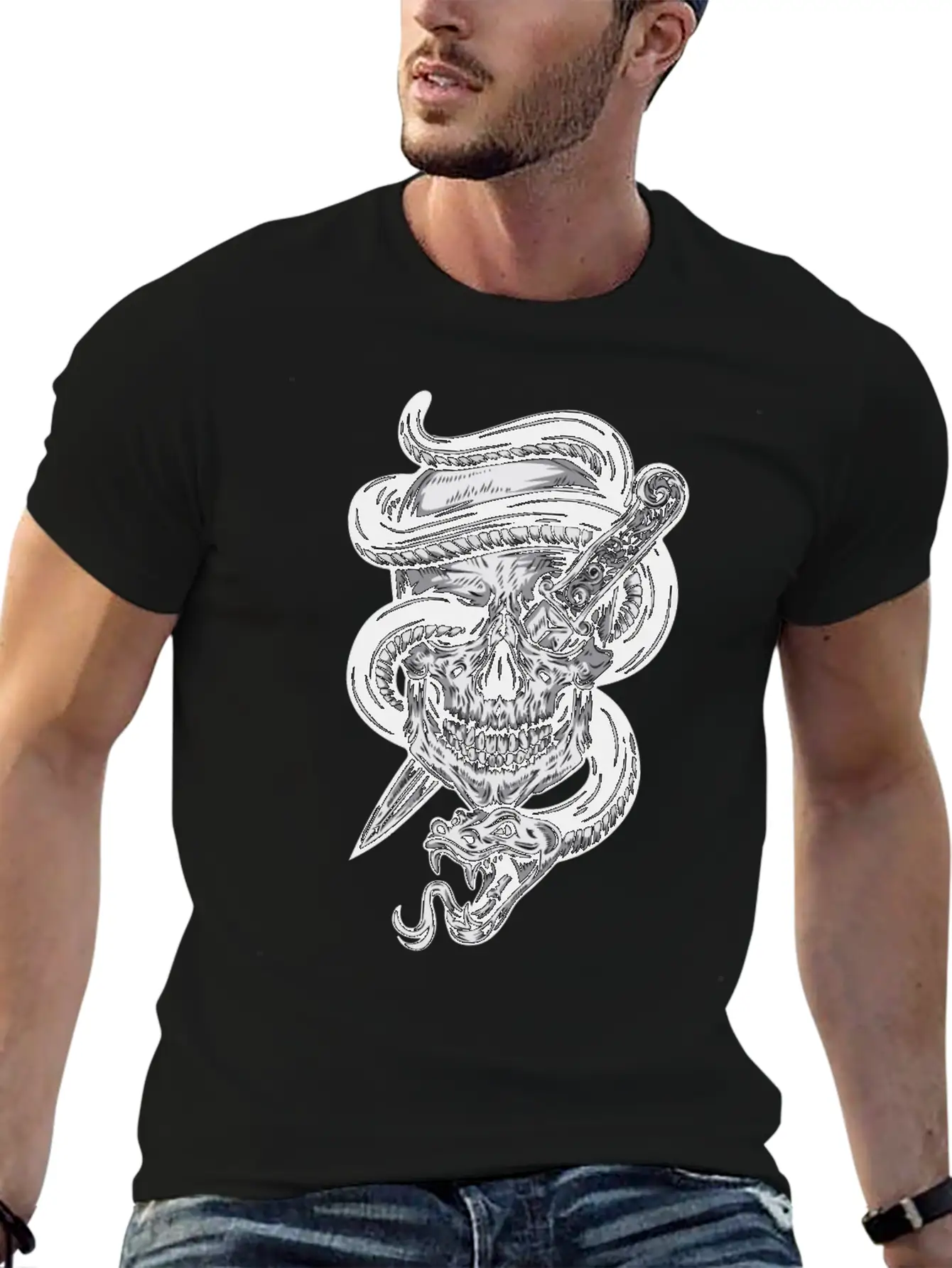 Skull Essential Unisex Summer Tee – Soft Cotton Casual Fit