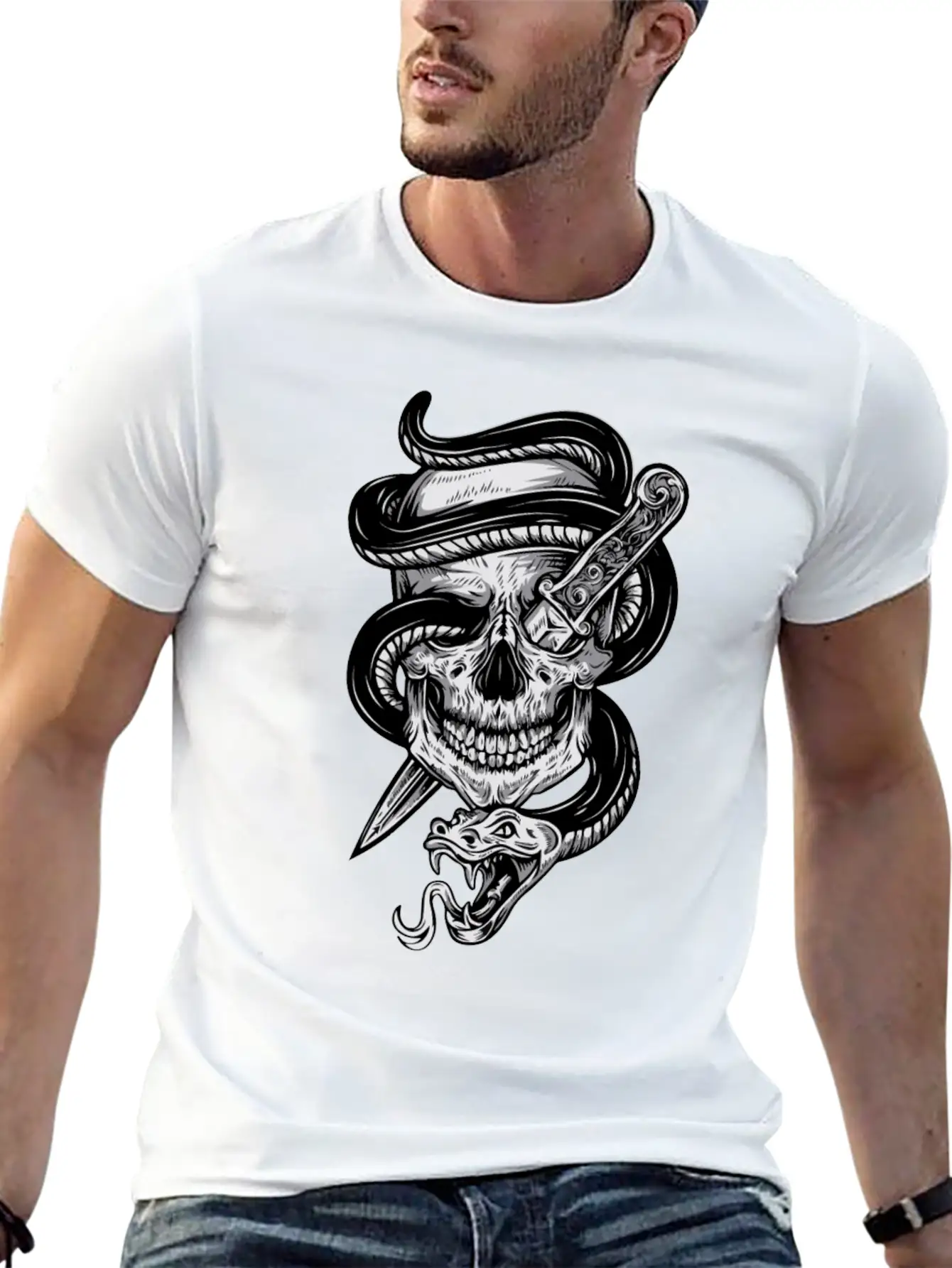 Skull Essential Unisex Summer Tee – Soft Cotton Casual Fit