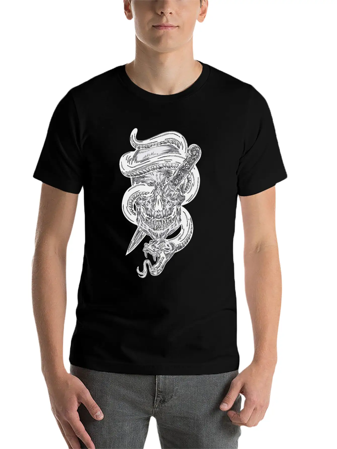 Skull Essential Unisex Summer Tee – Soft Cotton Casual Fit