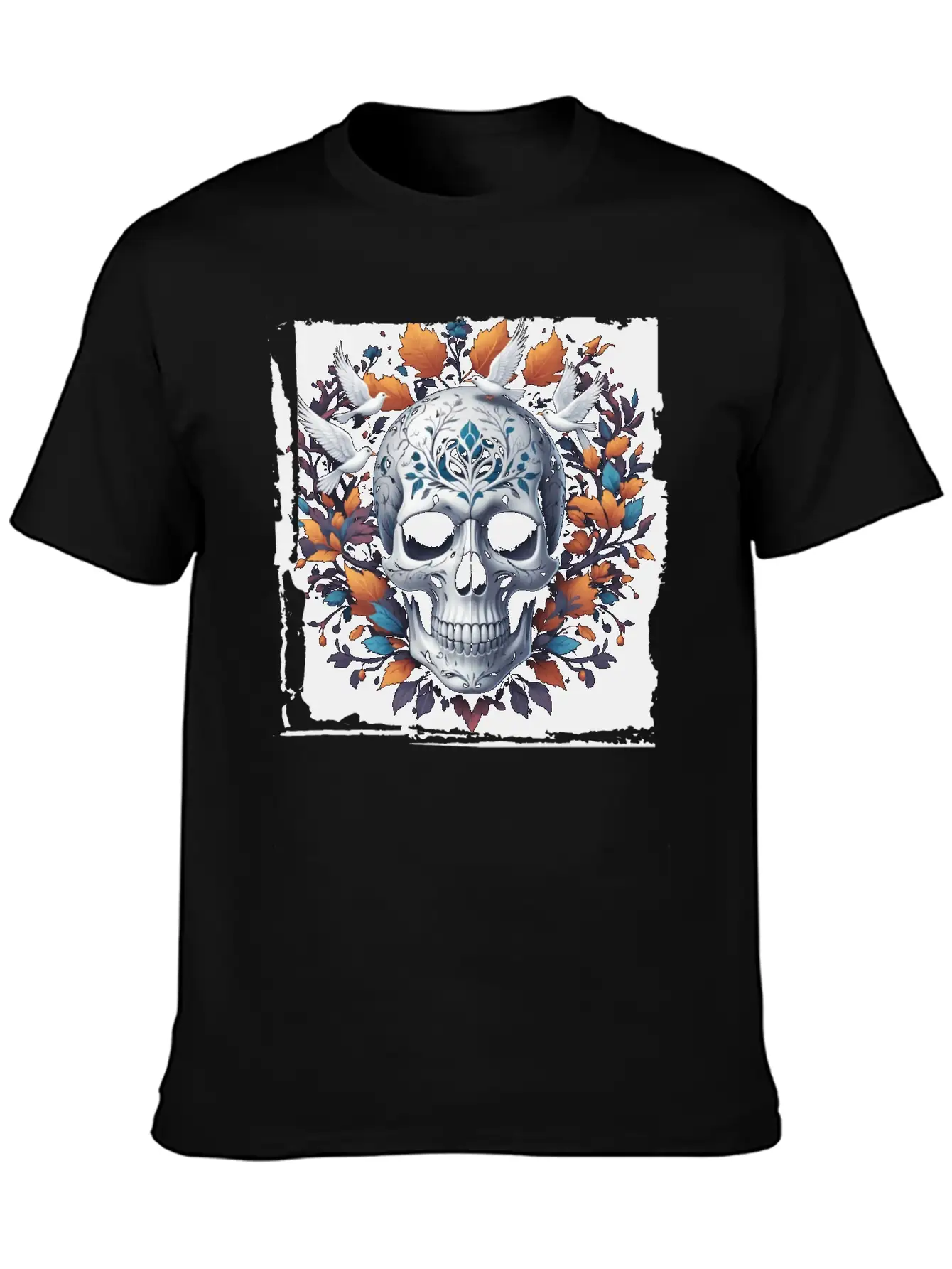 Skull For Women Men Skeleton Gothic Graphic Funny Timeless Short Sleeve Tee – Comfy And Minimalist Design