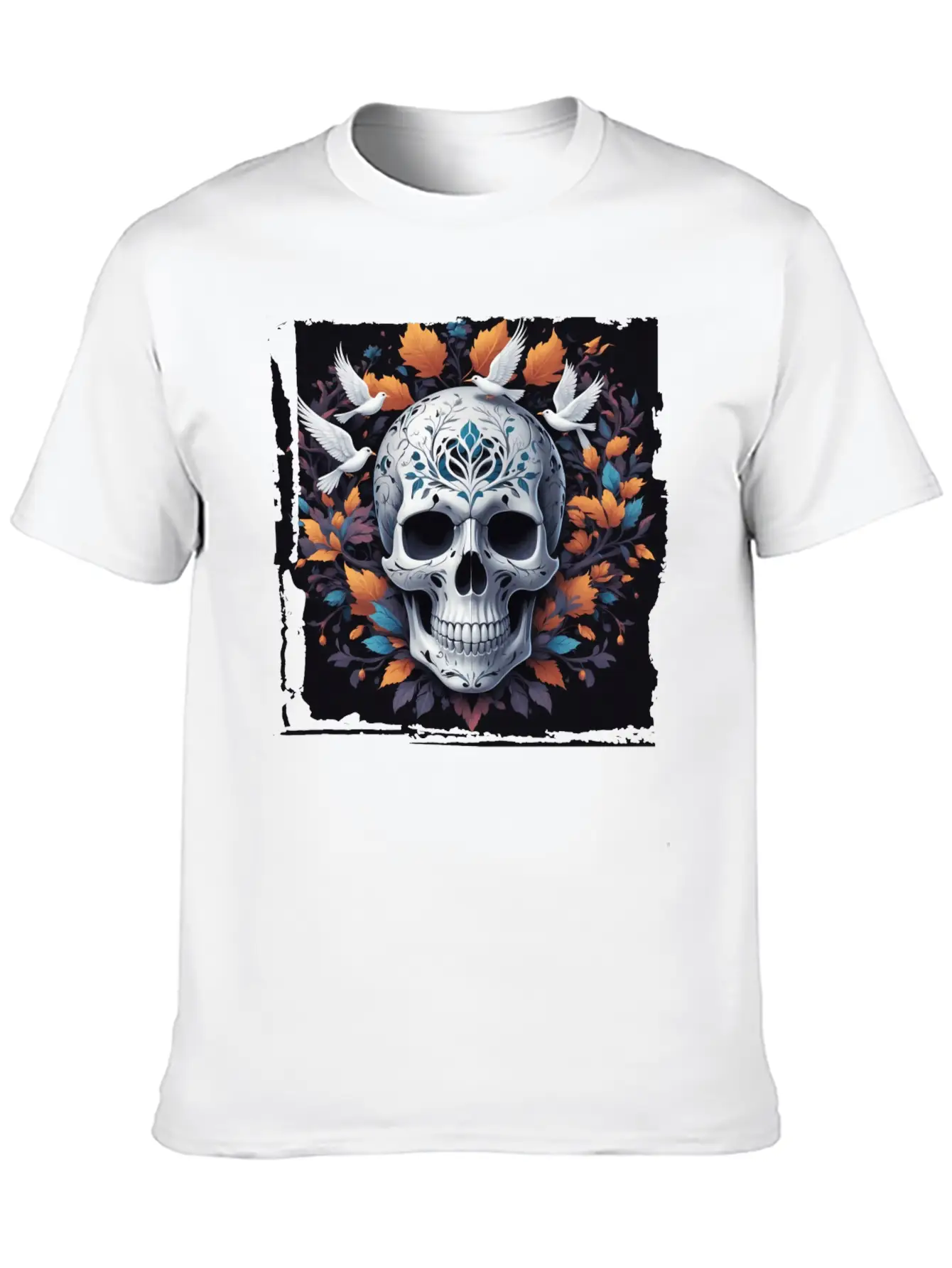 Skull For Women Men Skeleton Gothic Graphic Funny Timeless Short Sleeve Tee – Comfy And Minimalist Design