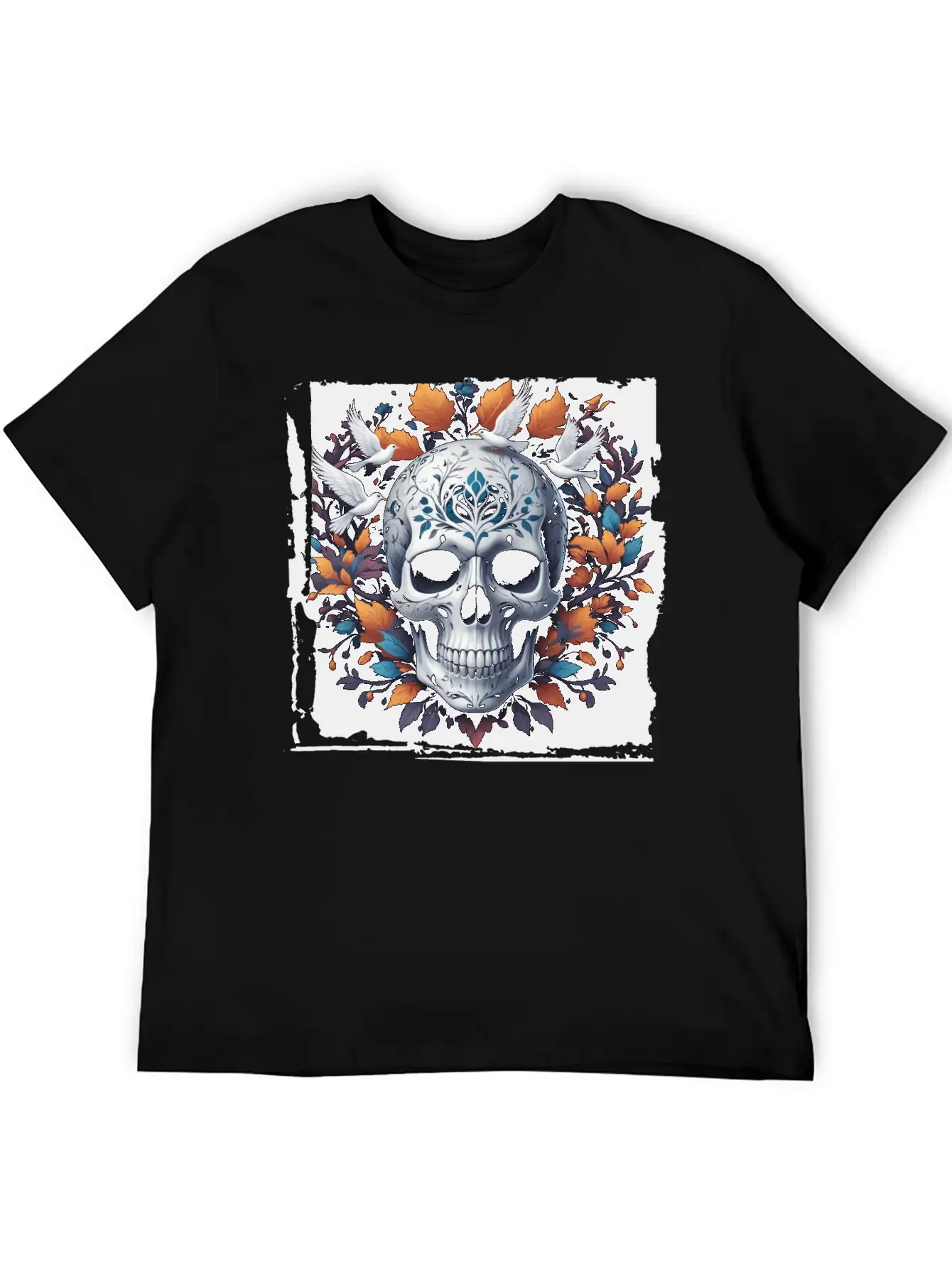 Skull For Women Men Skeleton Gothic Graphic Funny Timeless Short Sleeve Tee – Comfy And Minimalist Design