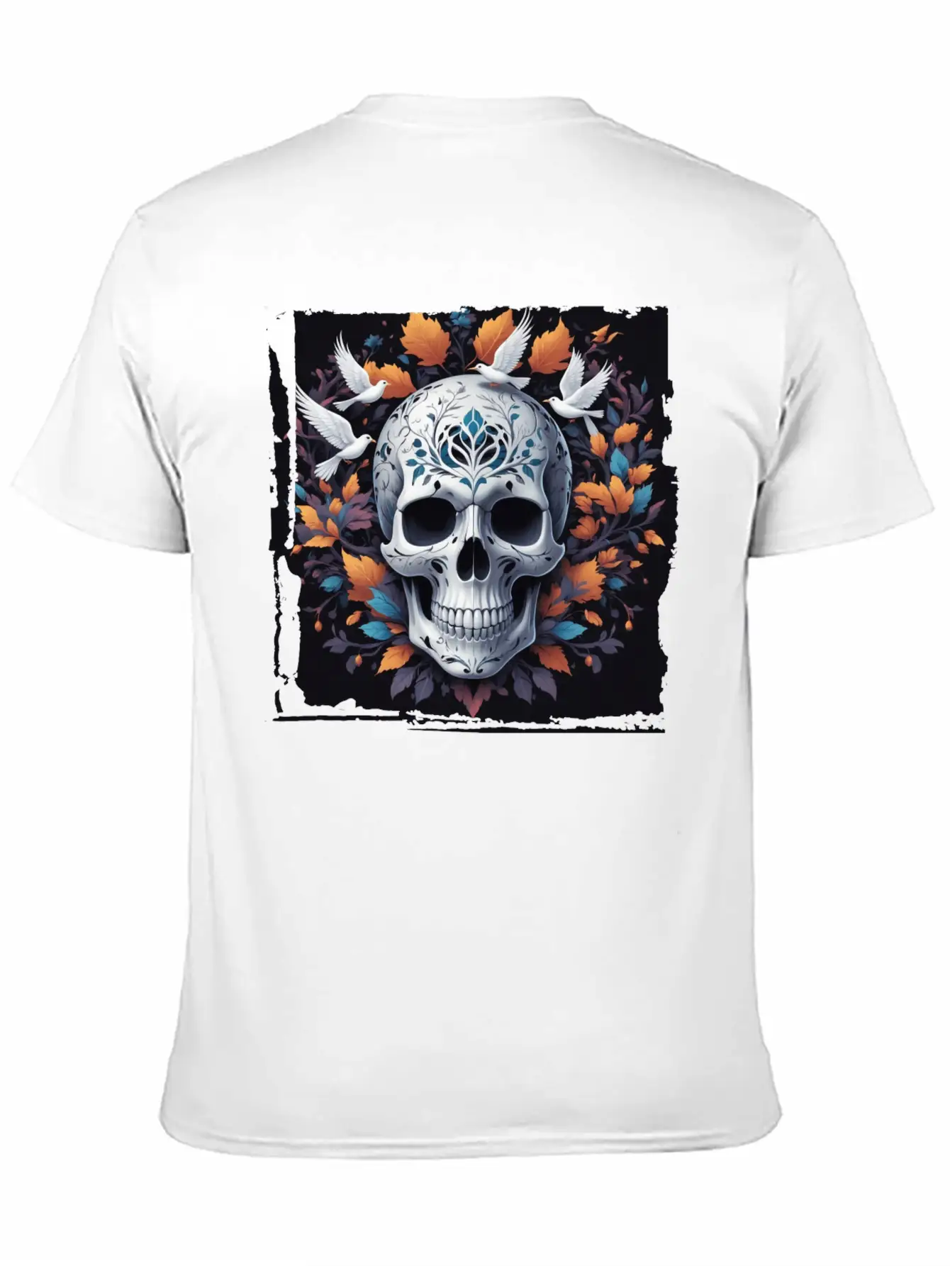 Skull For Women Men Skeleton Gothic Graphic Funny Timeless Short Sleeve Tee – Comfy And Minimalist Design
