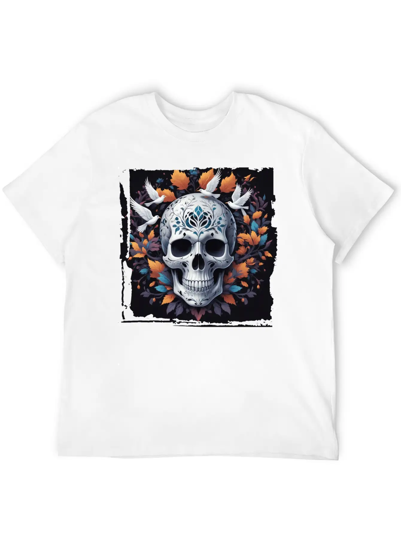 Skull For Women Men Skeleton Gothic Graphic Funny Timeless Short Sleeve Tee – Comfy And Minimalist Design