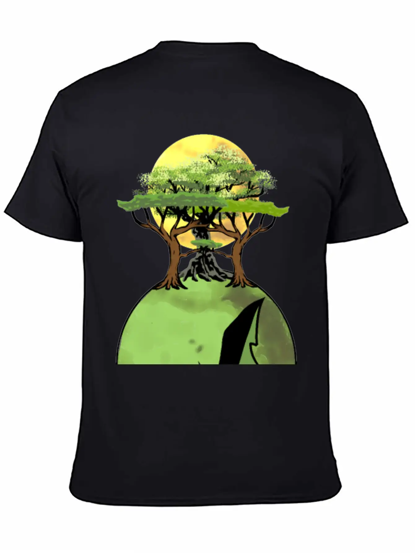 Skull Mother Earth Rainforst Co2 Climate Flora Stylish Everyday T-Shirt – Unisex Basic Cotton Tee