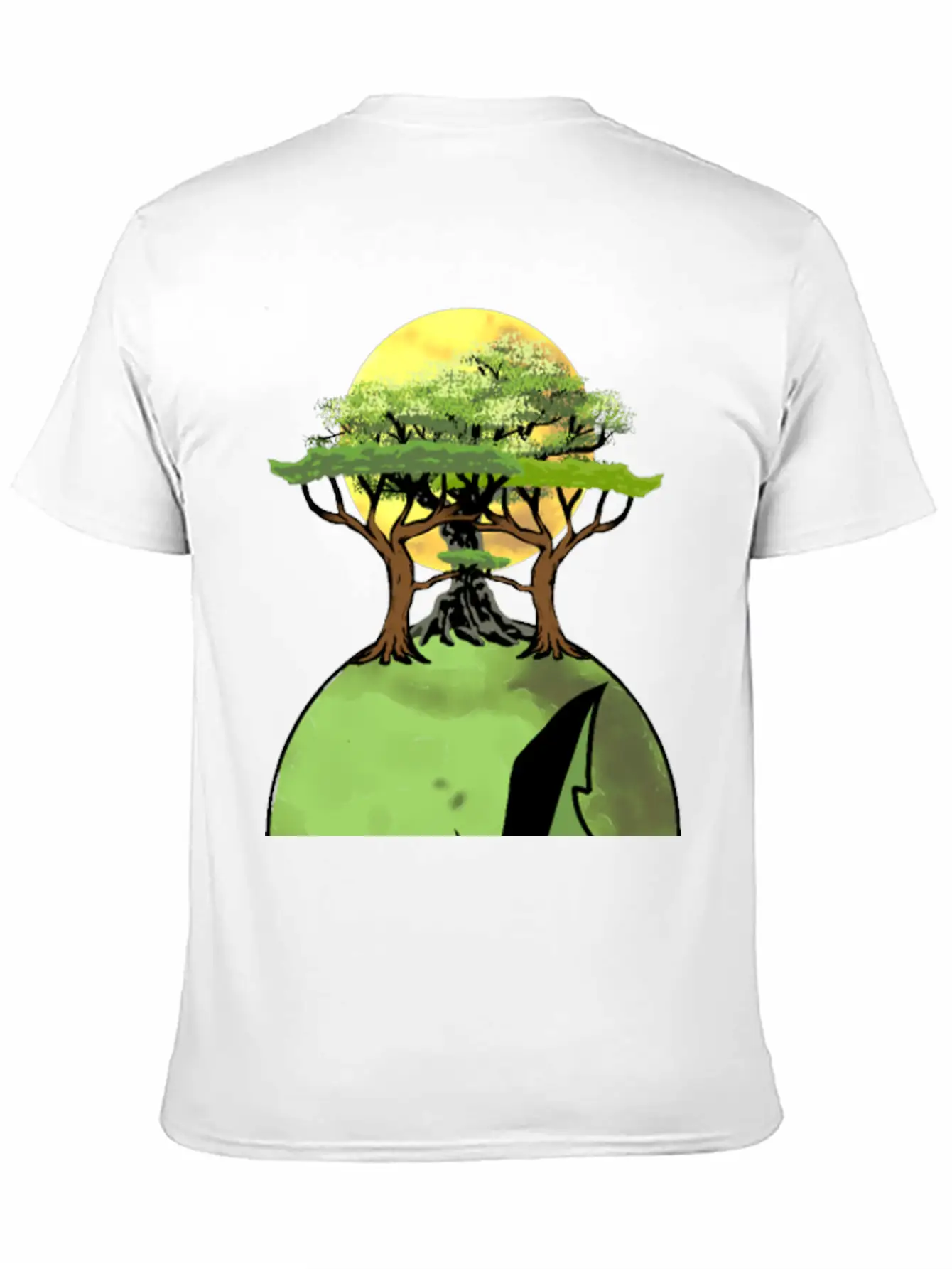 Skull Mother Earth Rainforst Co2 Climate Flora Stylish Everyday T-Shirt – Unisex Basic Cotton Tee